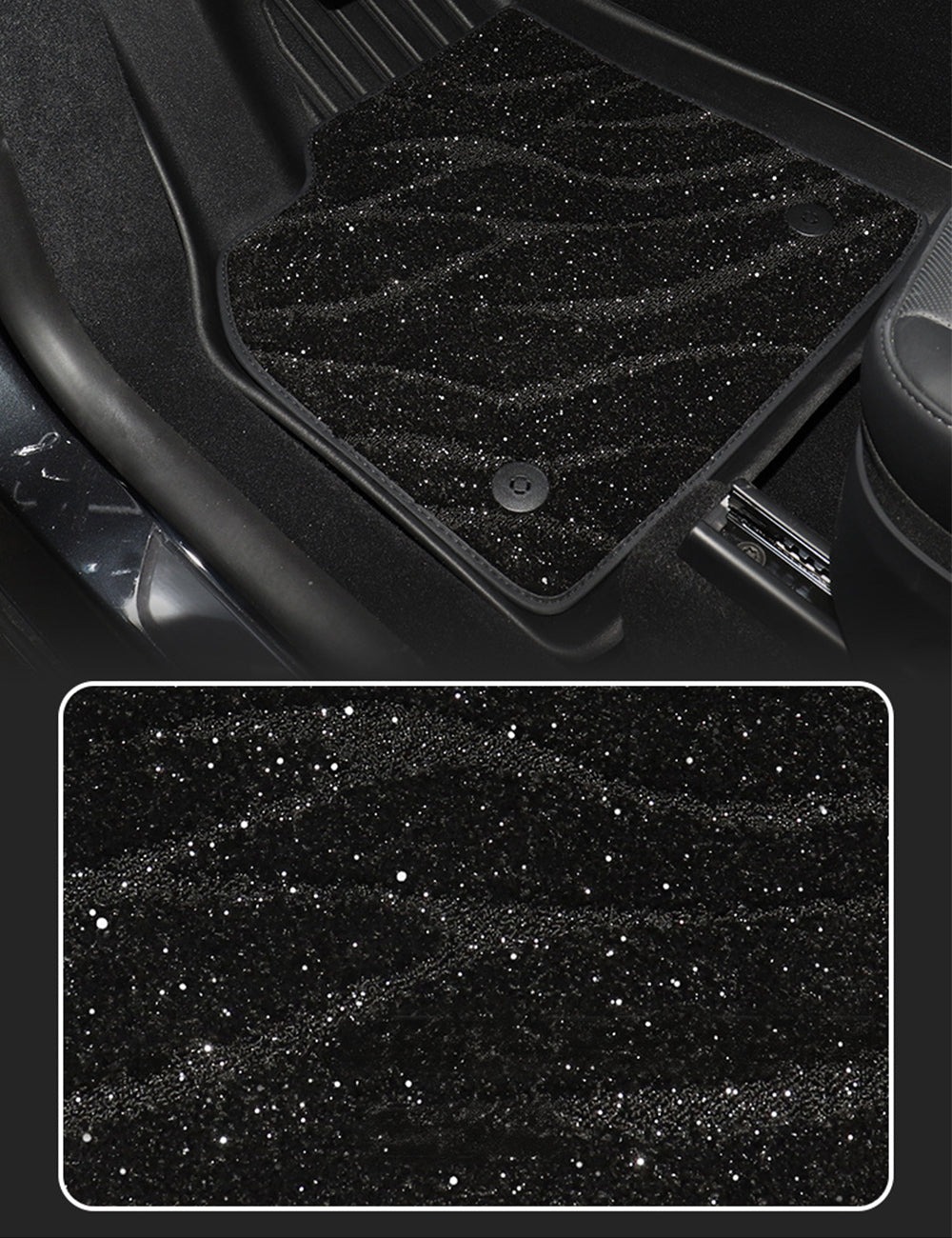 TESERY TPE+Carpet Double Layer Floor Mats for Model Y Juniper Tesery Official Store