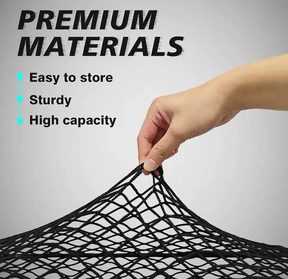4 Pocket Car Trunk Luggage Net Storage For Cybertruck 2024 Car Storage Supplies Storage Net Auto Supplies Finishing Accessories Trunk Storage Generic