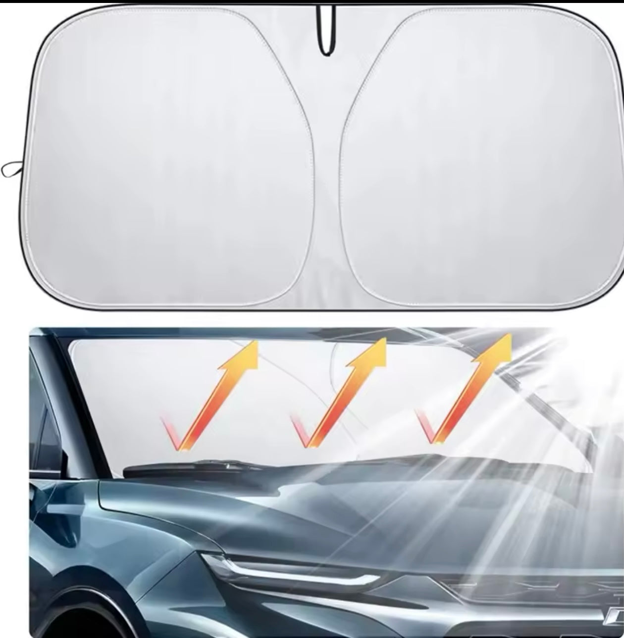 Car Windshield Sun Shade Covers Visors Front Window Sunscreen Protector Parasol Coche For Tesla Model 3 Y Sunshade Accessories