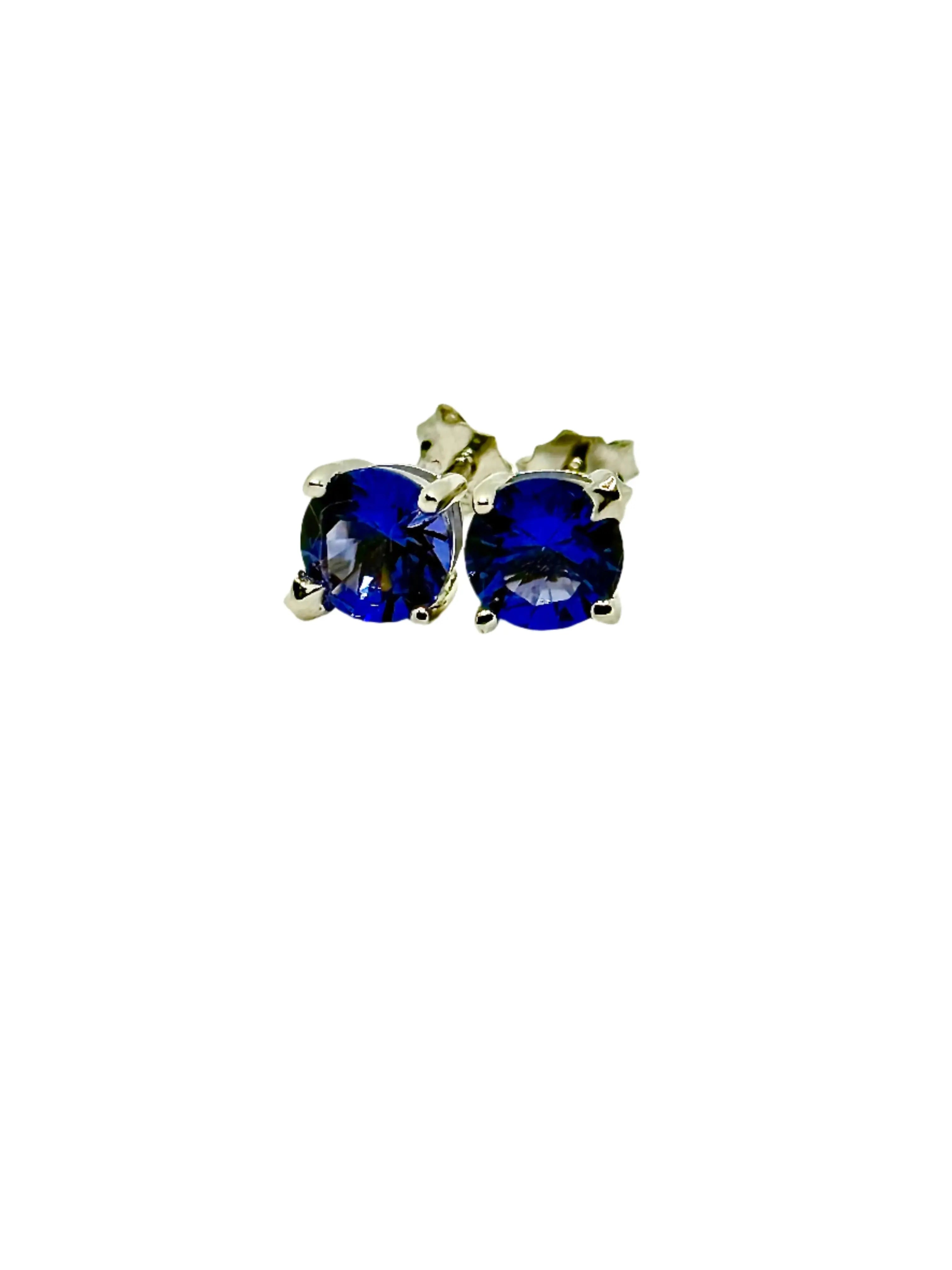 925 Sterling Silver Needle Luxury Blue Zircon Hoop Earrings for Women Water Drop/Heart/Flower Pendant Earrings Fashion Jewelry Generic