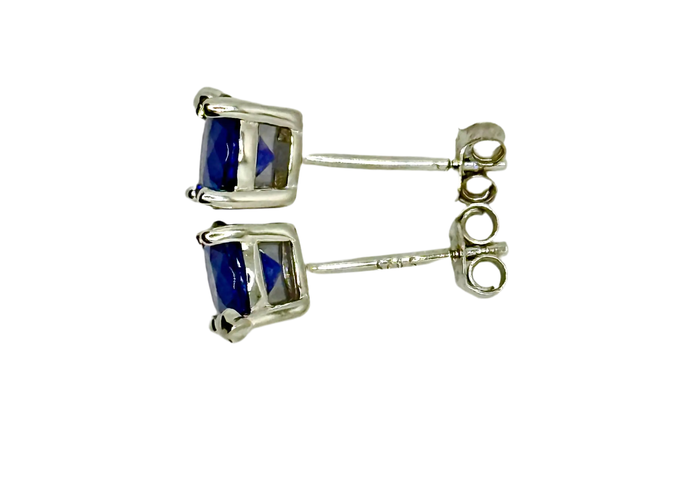 925 Sterling Silver Needle Luxury Blue Zircon Hoop Earrings for Women Water Drop/Heart/Flower Pendant Earrings Fashion Jewelry Generic