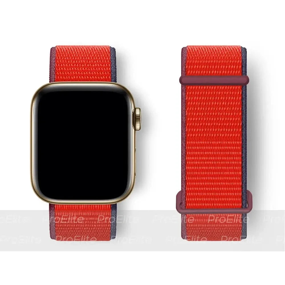 Band For Apple Watch bands Series 2 9 8 7 SE/6/5/4 Ultra 40MM 44MM 49MM Nylon Soft Breathable Strap Trust Media 365 iwatch bands TRUST 365 Media