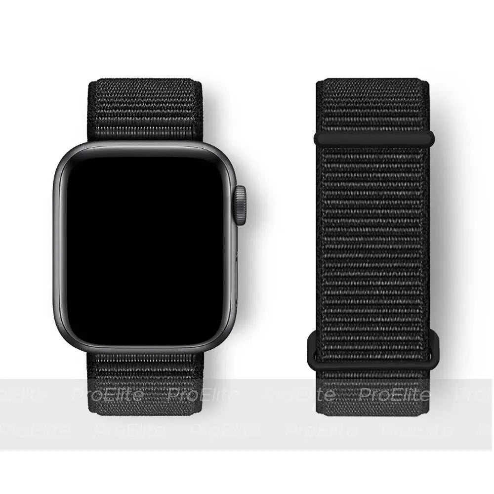 Band For Apple watch Series 2 9 8 7 SE/6/5/4 Ultra 40MM 44MM 49MM Nylon Soft Breathable Strap for watch series 6 5 4 3 38MM 42MM Generic
