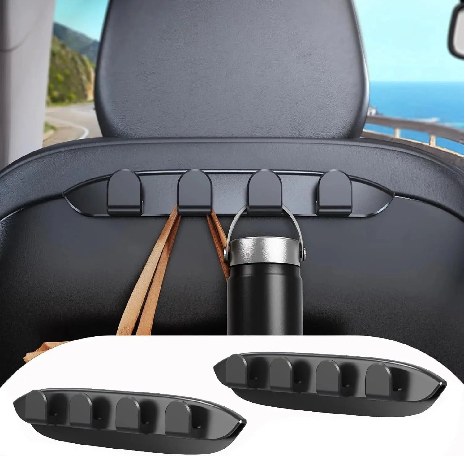 Car Seat Hooks for Tesla Model Y/3 Accessories 2024/2023/2022 Purse Hanger for Car Automotive Seat Back Organizers for Purses Generic