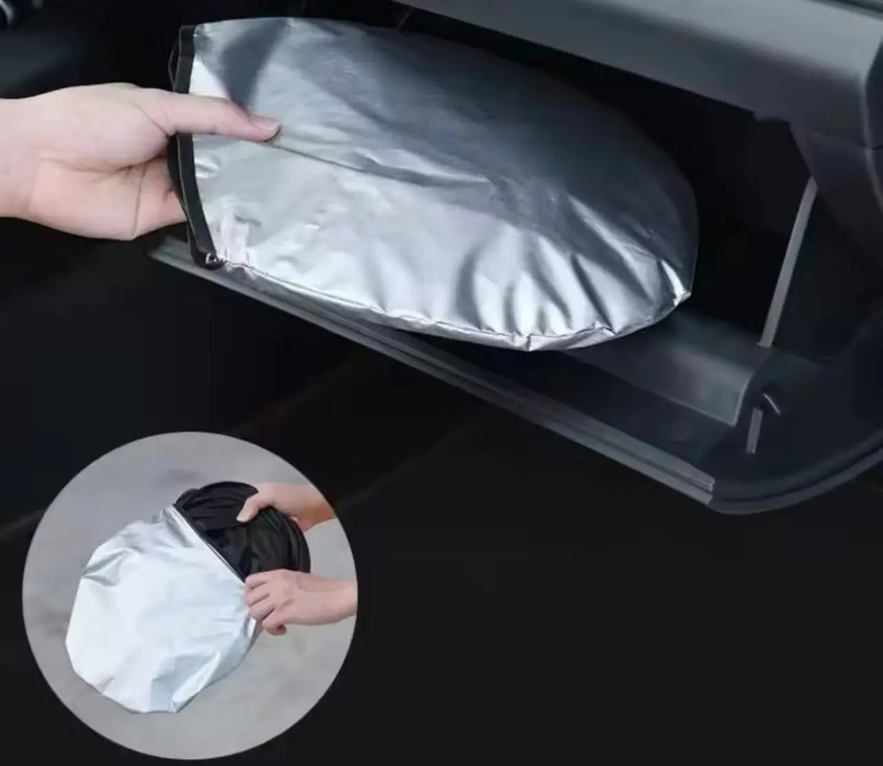 Car Windshield Sun Shade Covers Visors Front Window Sunscreen Protector Parasol Coche For Tesla Model 3 Y Sunshade Accessories Generic