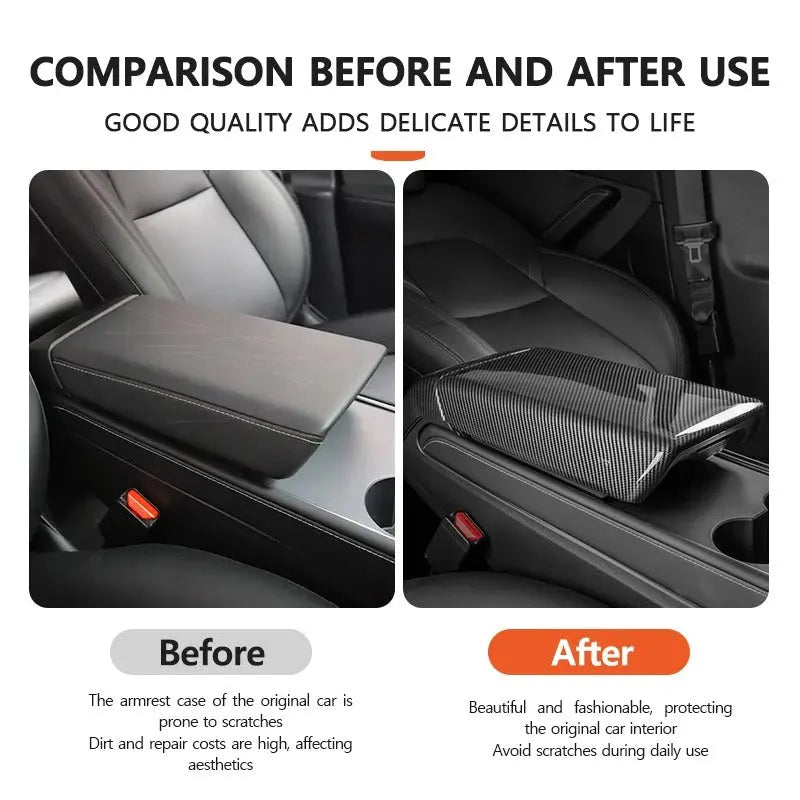 Carbon Fiber ABS Rear Air Vent Outlet Cover Trim for Tesla Model 3 Y 2017-2023 Car Accessories JOJMIDO TRUST 365 Media