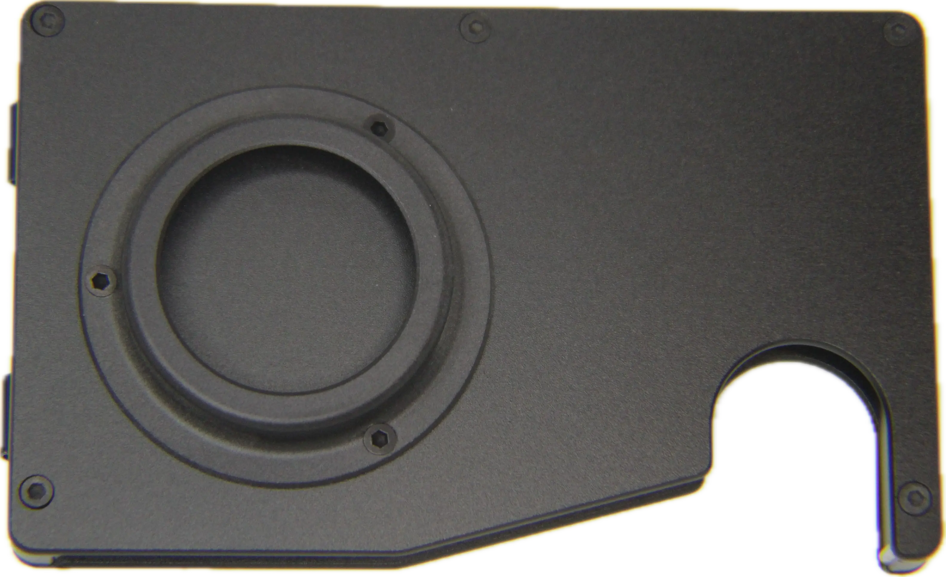 Card Holder Aluminum Case Metal with GPS Holder Trust Media 365 airtag-holder