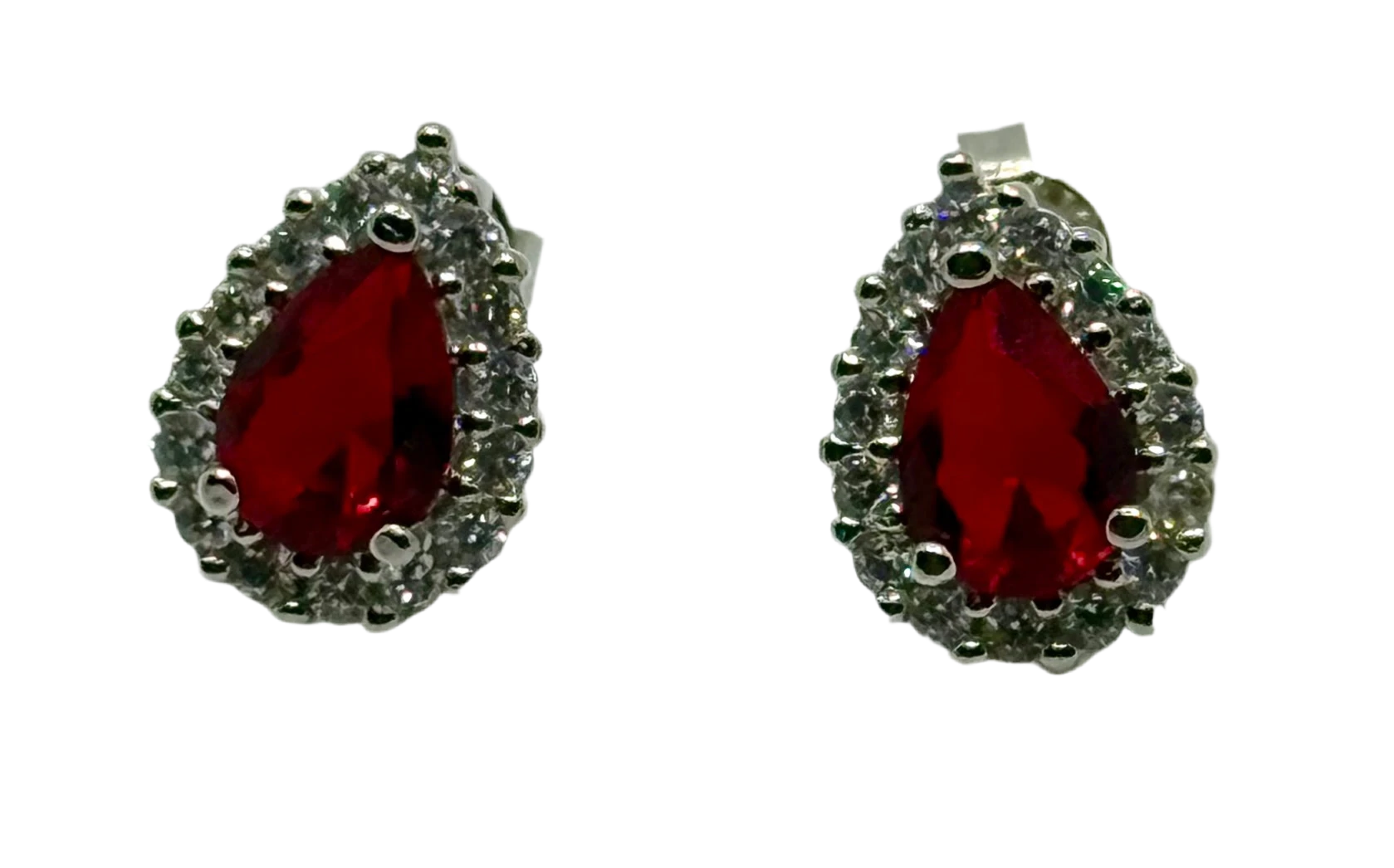 Elegant Crystal Stone Stud Earrings – Statement Floral Jewelry for Women Generic