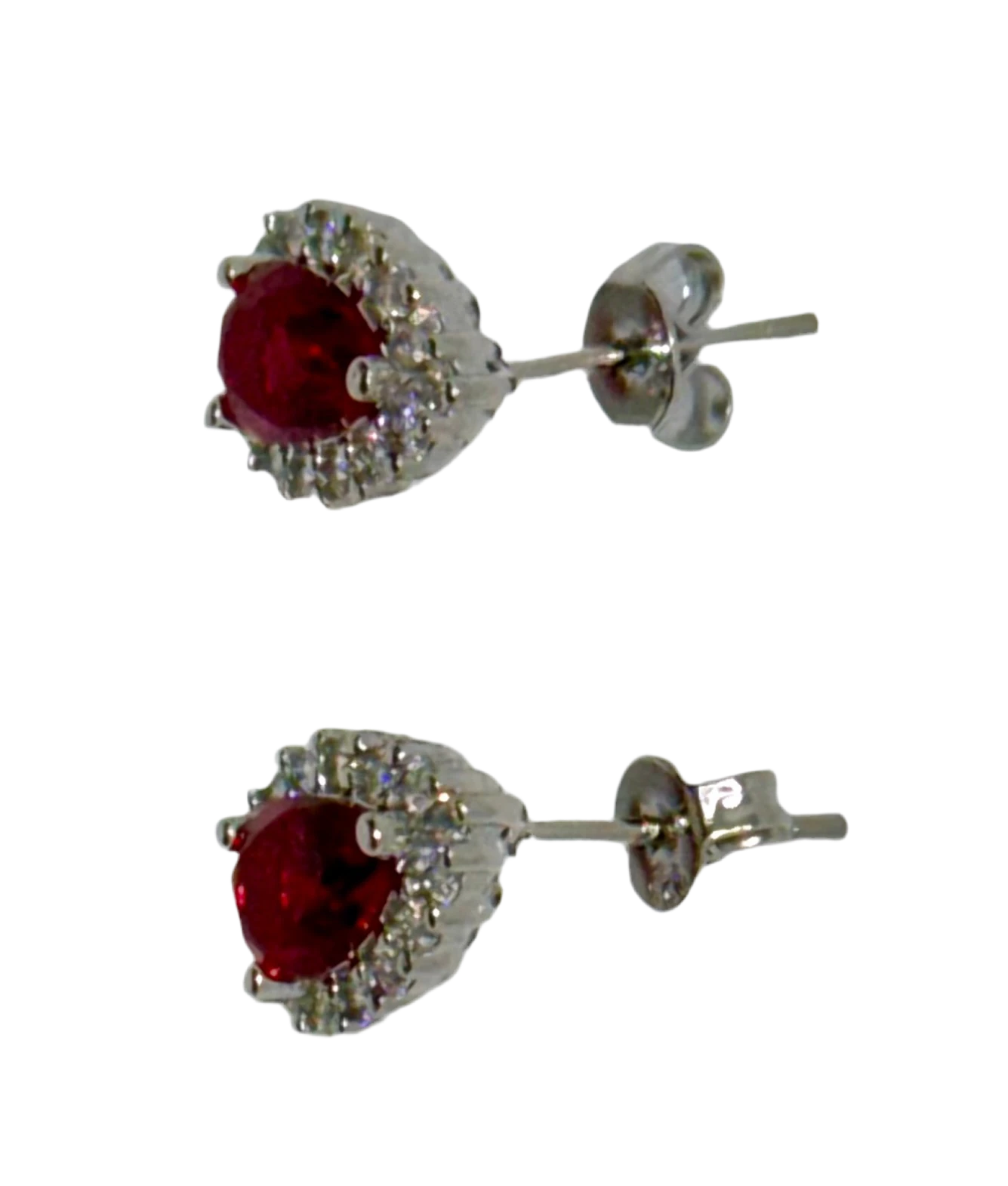 Elegant Crystal Stone Stud Earrings – Statement Floral Jewelry for Women Generic