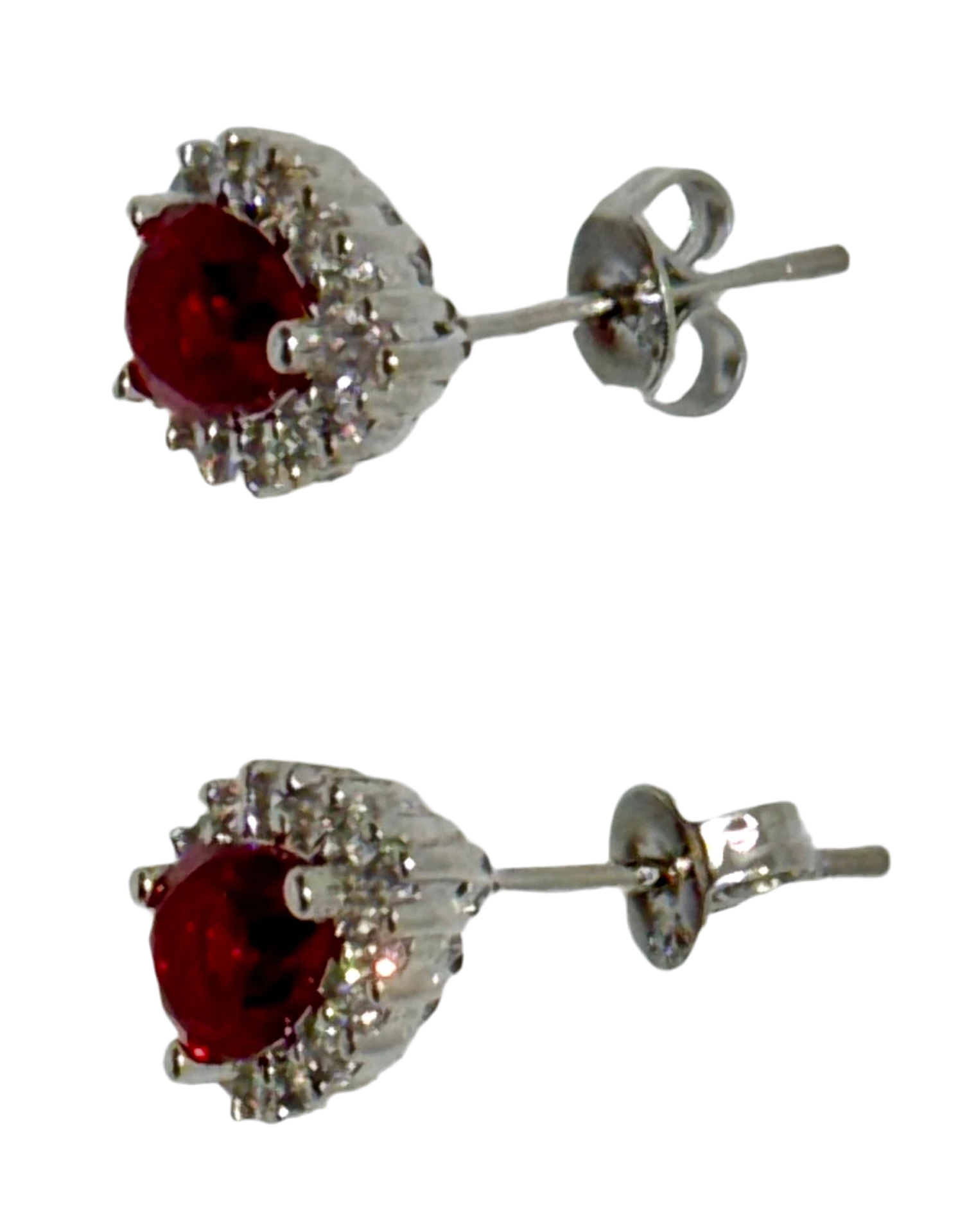 Elegant Crystal Stone Stud Earrings – Statement Floral Jewelry for Women Generic