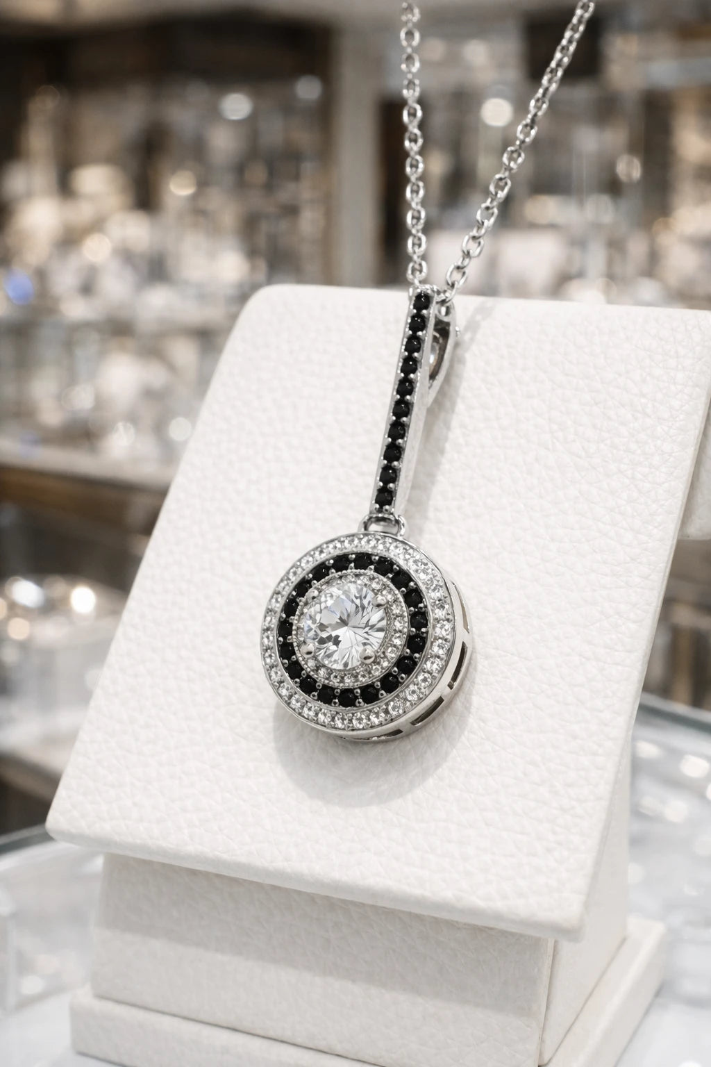 Elegant Slide Necklace – Timeless Round Black Pendant Jewelry Trust Media 365 Pendant TRUST 365 Media