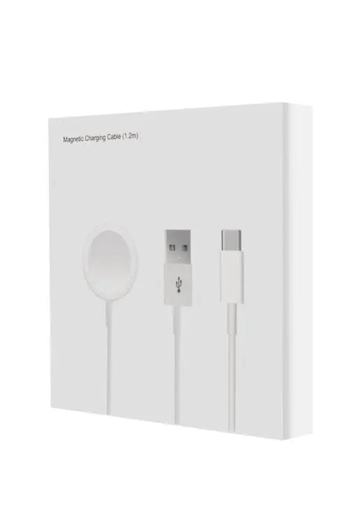 For 2-in-1 Cable: USB-A to Type C and iWatch Magnetic Wireless Charger Trust Media 365 2 in 1 charging cable type c