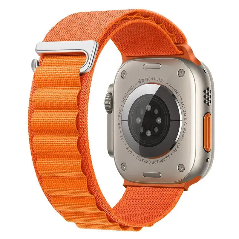 For Alpine Loop Nylon Band for Apple Watch Band 49mm 42mm 44mm 45mm 41mm 40mm 38mm Strap for iWatch Series Ultra 2/SE/9/8/7/6/5/4/3 Generic