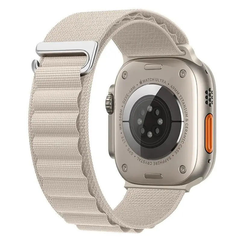 For Alpine Loop Nylon Band for Apple Watch Band 49mm 42mm 44mm 45mm 41mm 40mm 38mm Strap for iWatch Series Ultra 2/SE/9/8/7/6/5/4/3 Generic