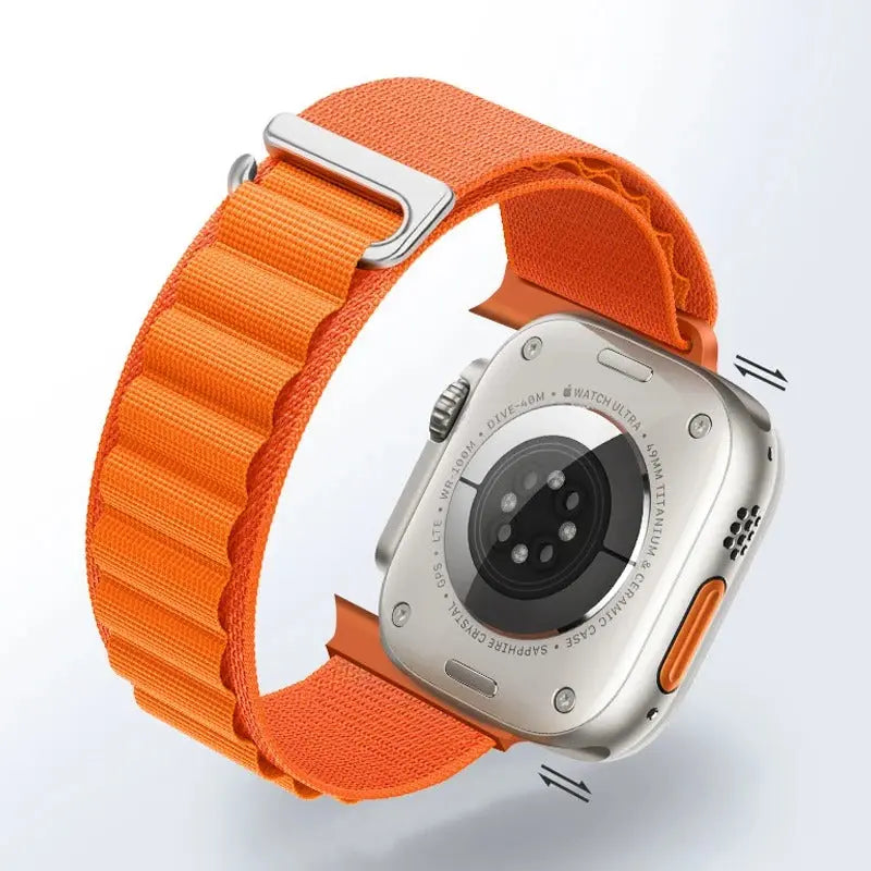 For Alpine Loop Nylon Band for Apple Watch Band 49mm 42mm 44mm 45mm 41mm 40mm 38mm Strap for iWatch Series Ultra 2/SE/9/8/7/6/5/4/3 Generic