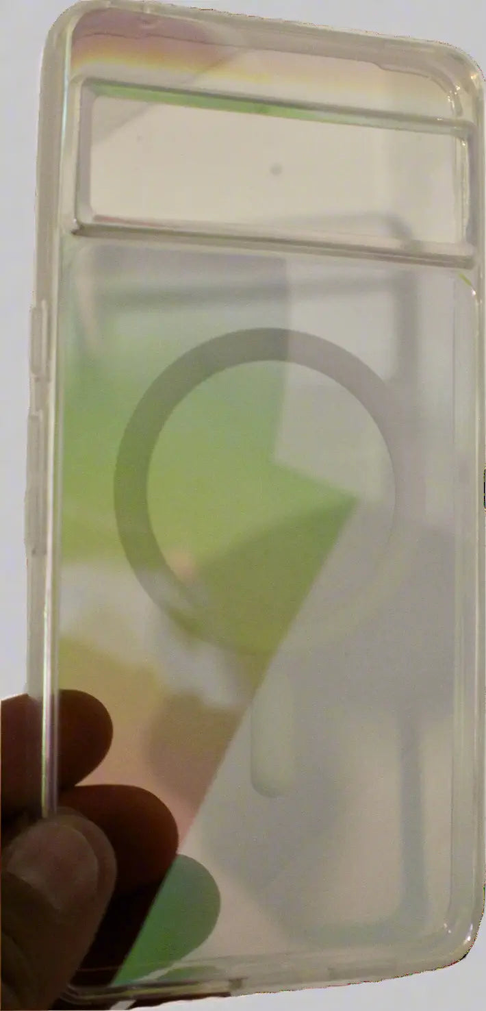 For Google Pixel 8 Pro Case Transparent Electroplating Soft Silicone Magnetic Wireless Charging Shockproof Back Cover Generic