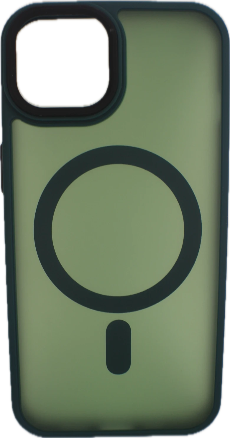 For Magnetic Luxury Matte For iPhone 15 14 13 12 11 Pro Max Plus Bumper Cover Dark Green Generic