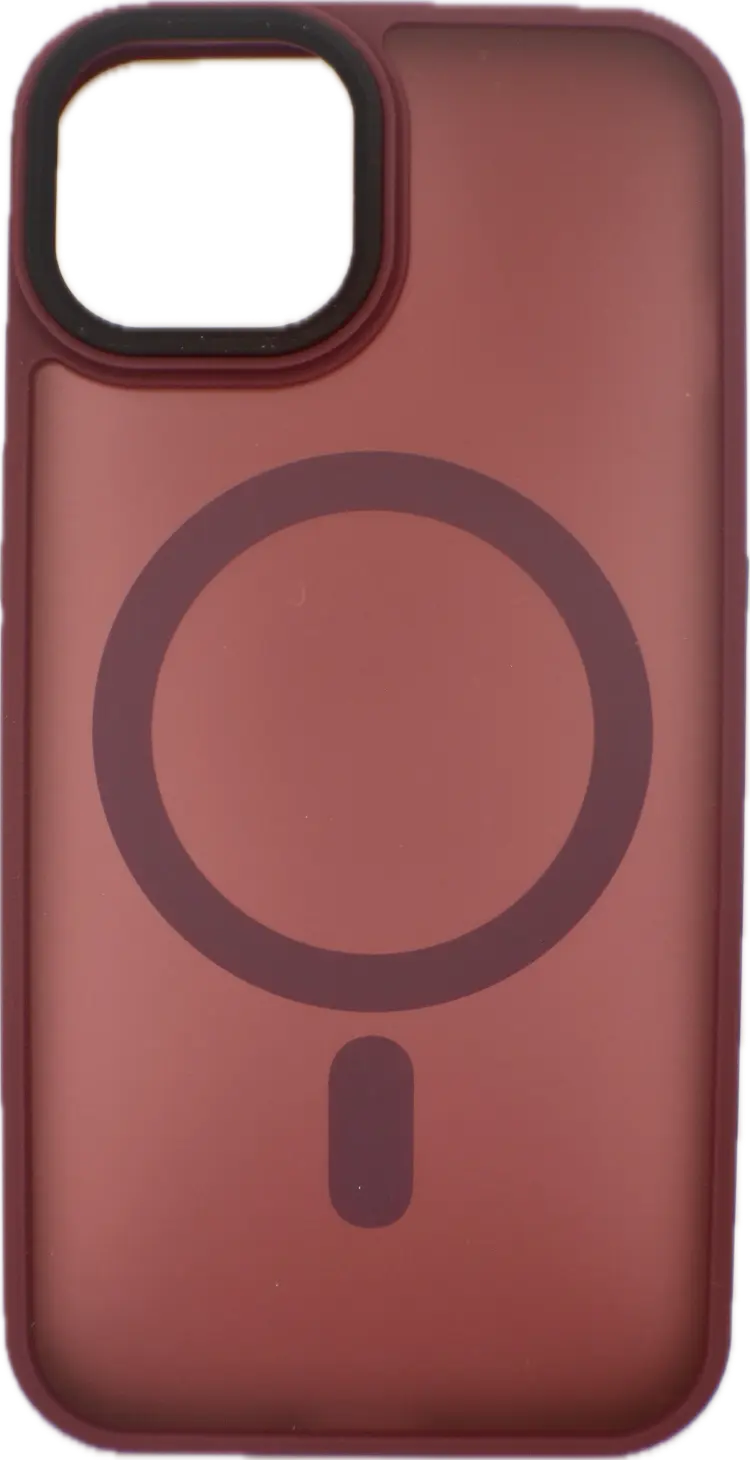 For Magnetic Luxury Red Matte Protection Case Generic