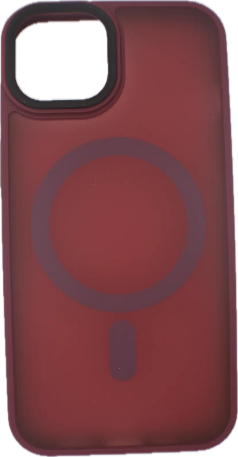 For Magnetic Luxury Red Matte Protection Case Generic