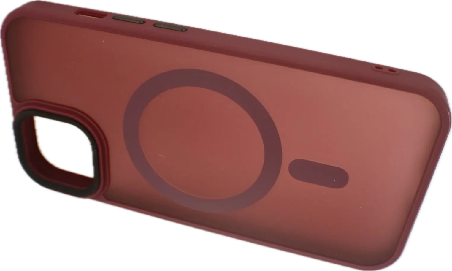 For Magnetic Luxury Red Matte Protection Case Generic