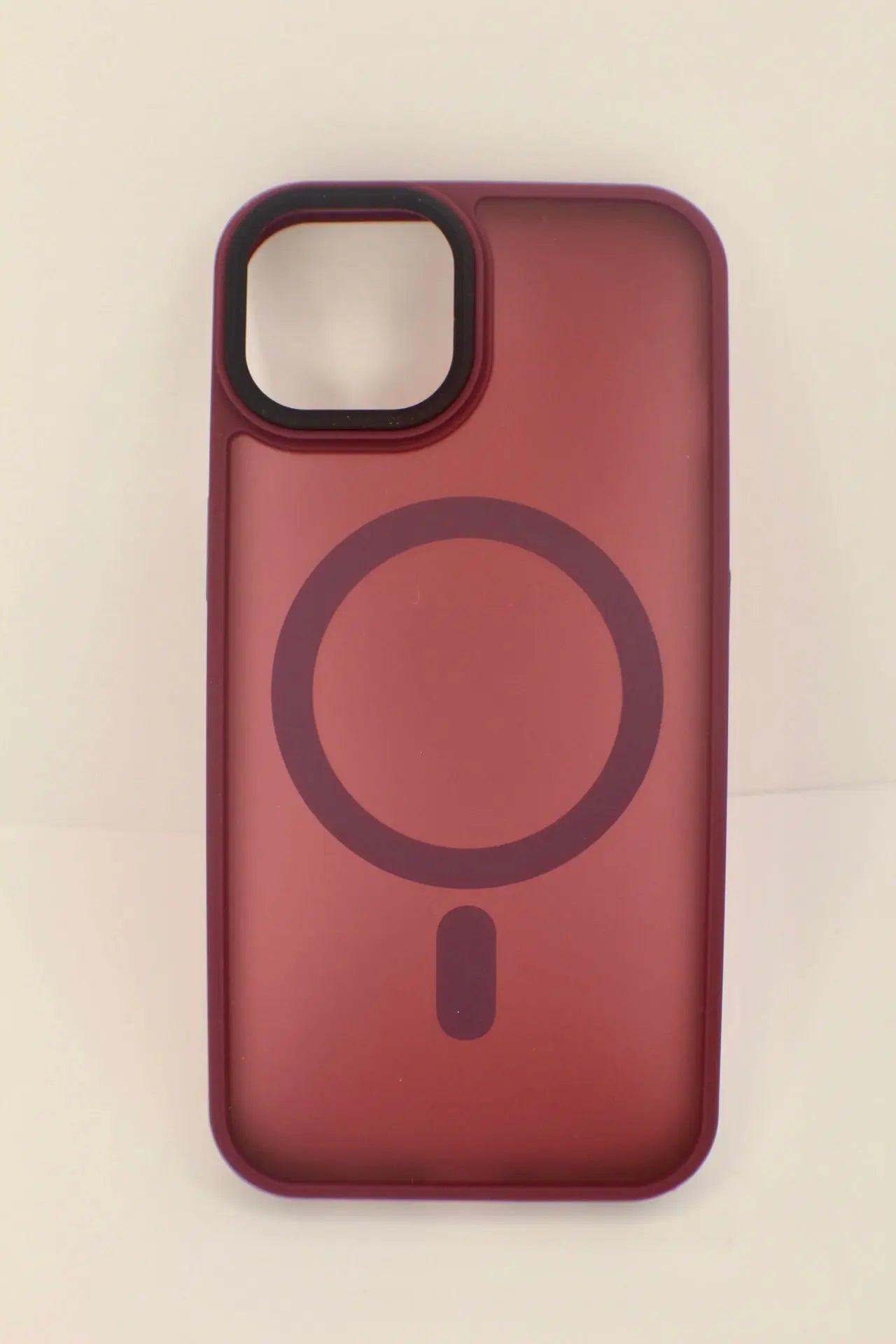 For Magnetic Luxury Red Matte Protection Case Generic