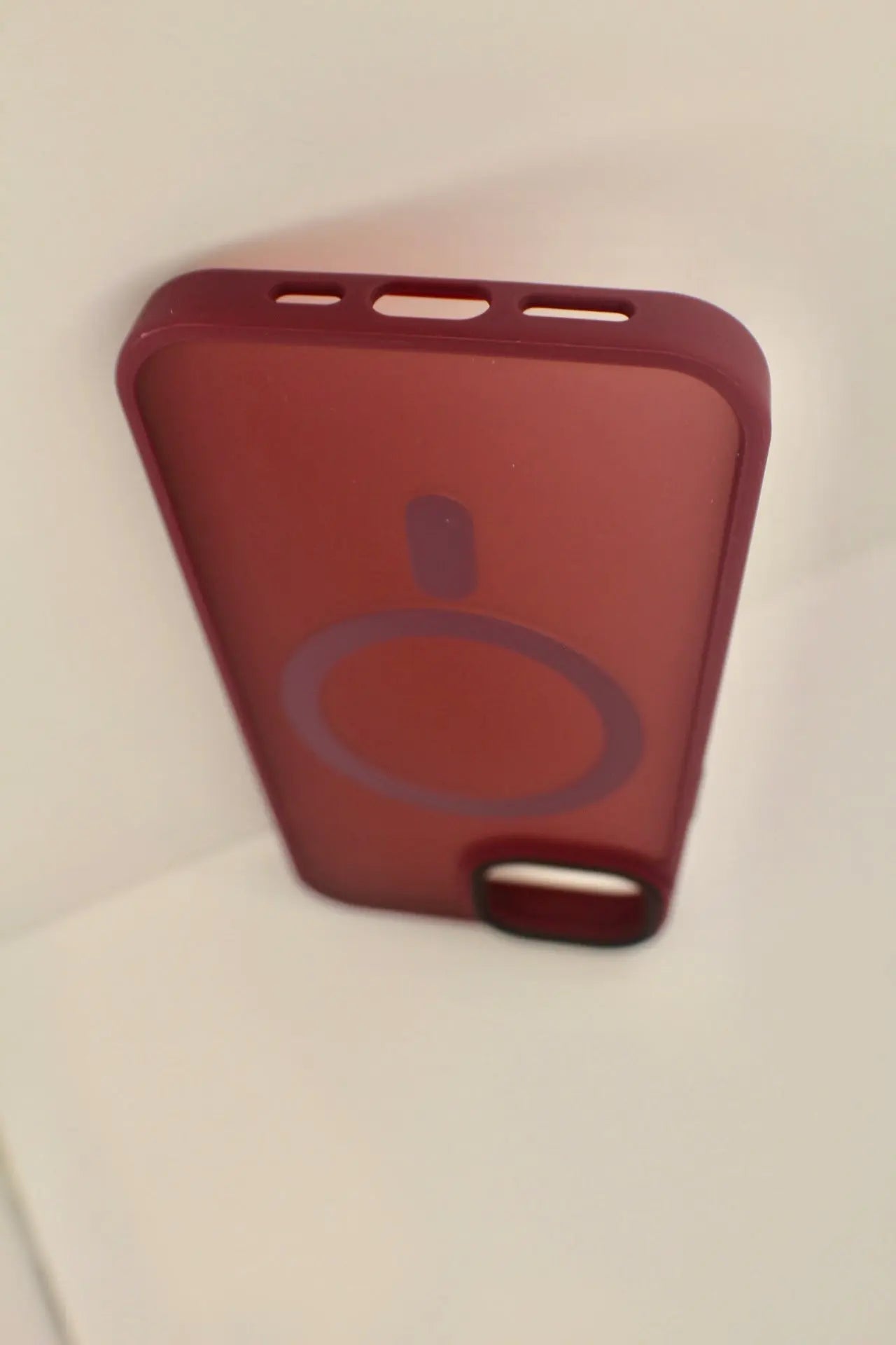 For Magnetic Luxury Red Matte Protection Case Generic