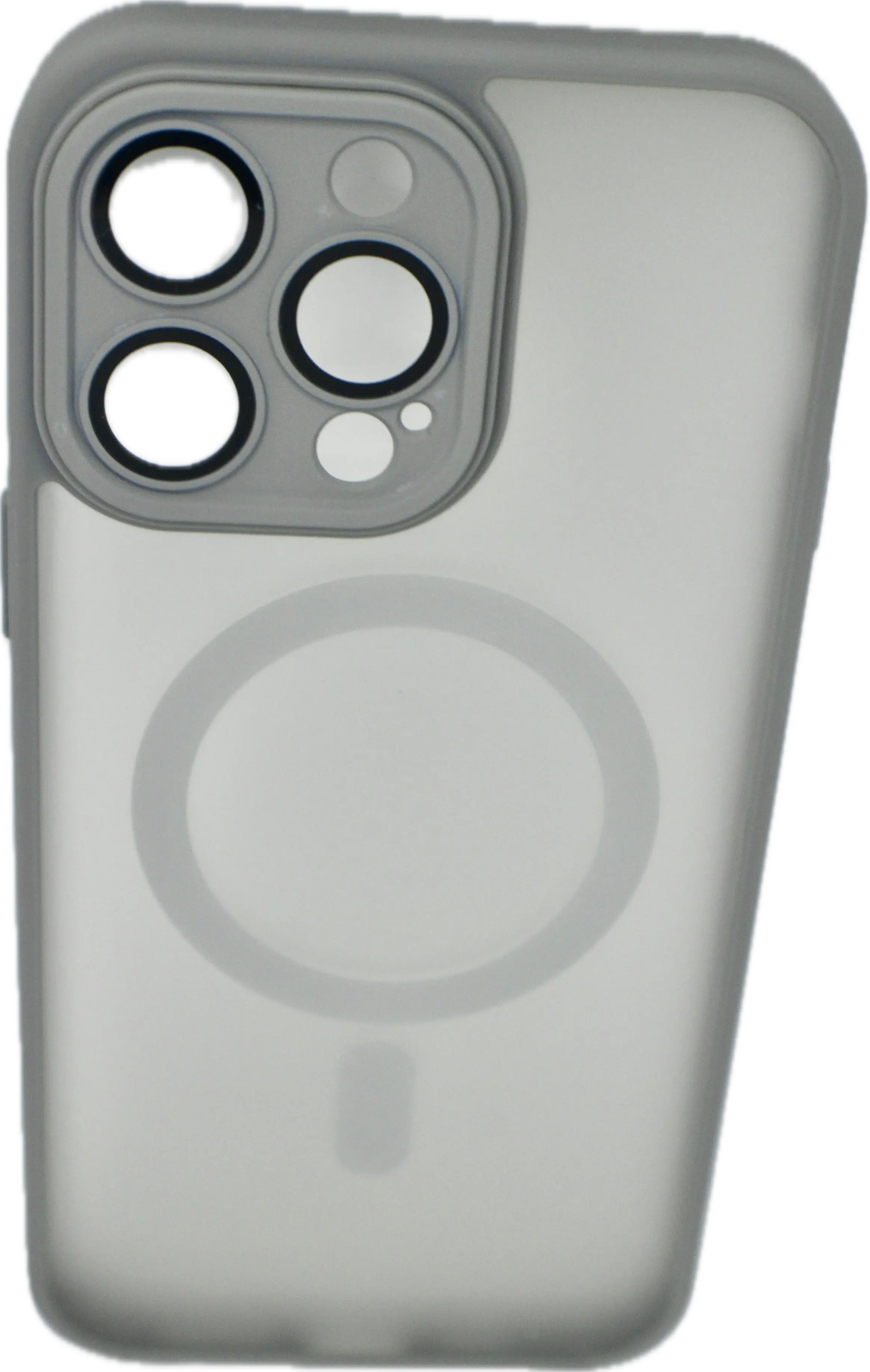 For Matte Armor Magnetic Wireless Charging Case For iPhone Shockproof Lens Protection Grey Matte Generic