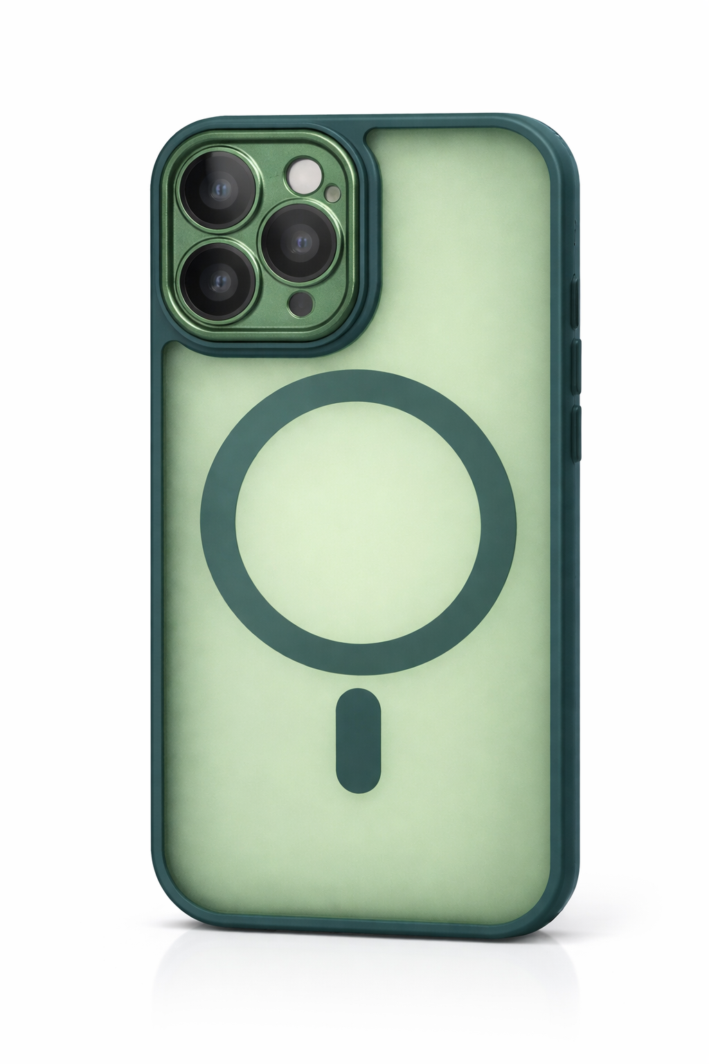 For Matte Armor Magnetic Wireless Shockproof Lens Protection Cover Matte Green Trust Media 365 iphone case TRUST 365 Media