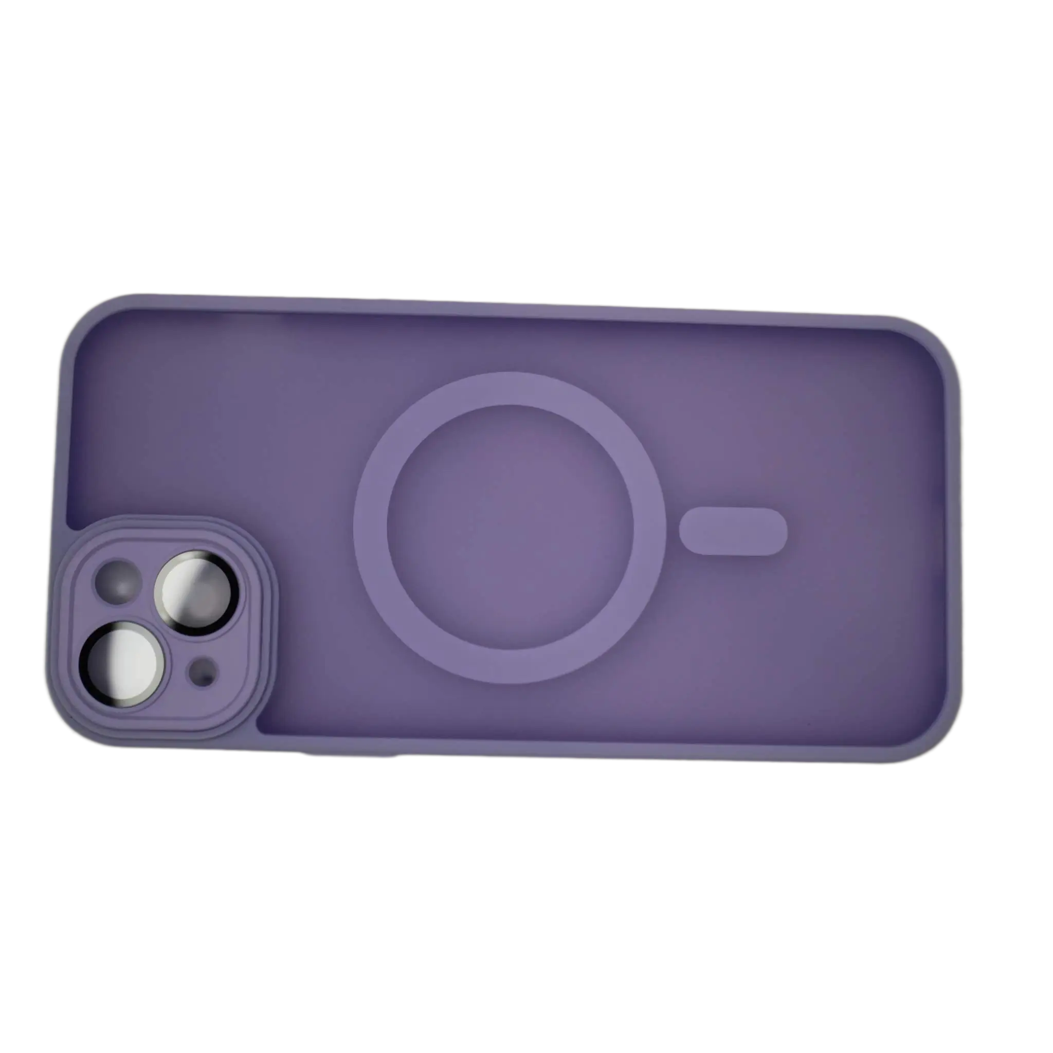 For Matte Magnetic Wireless Charging Case For iPhone Shockproof Lens Protection Cover Light Purple Generic
