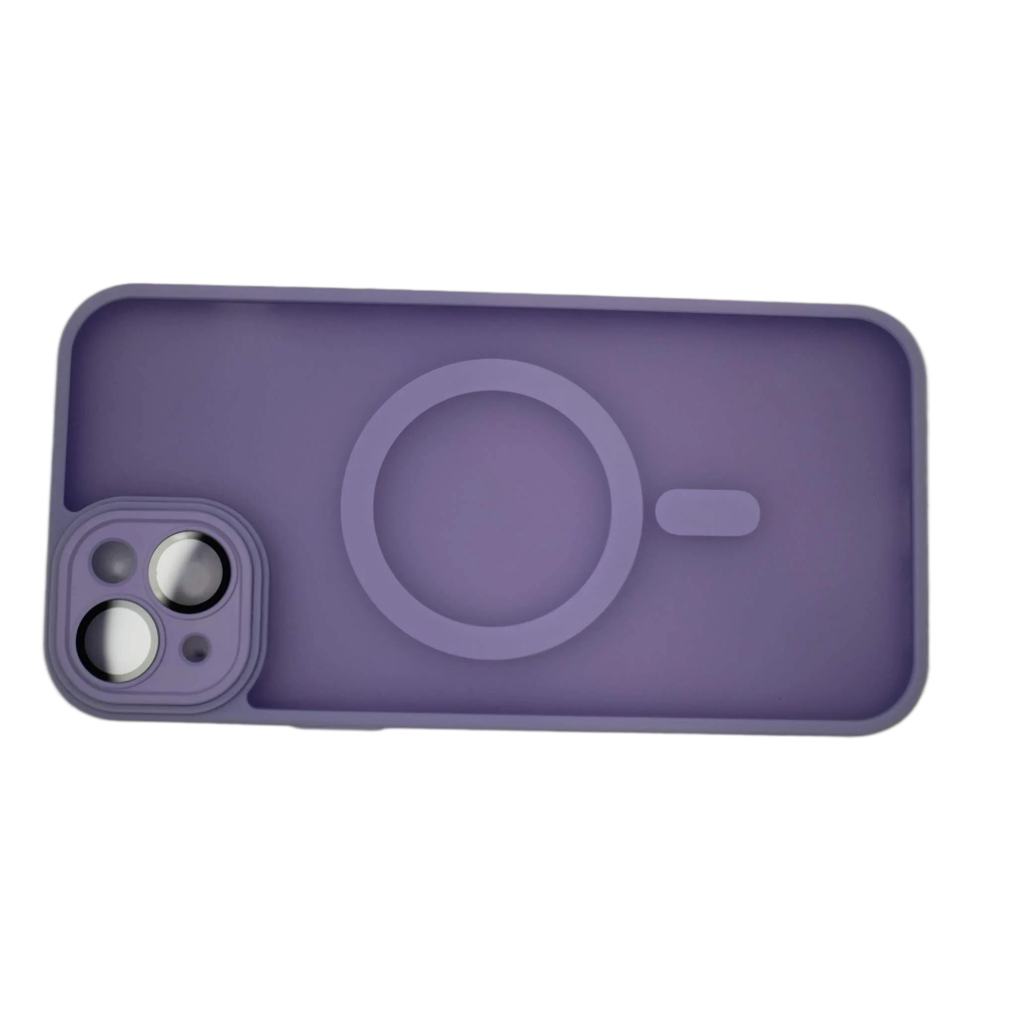 For Matte Magnetic Wireless Charging Case For iPhone Shockproof Lens Protection Cover Light Purple Trust Media 365 iphone case TRUST 365 Media