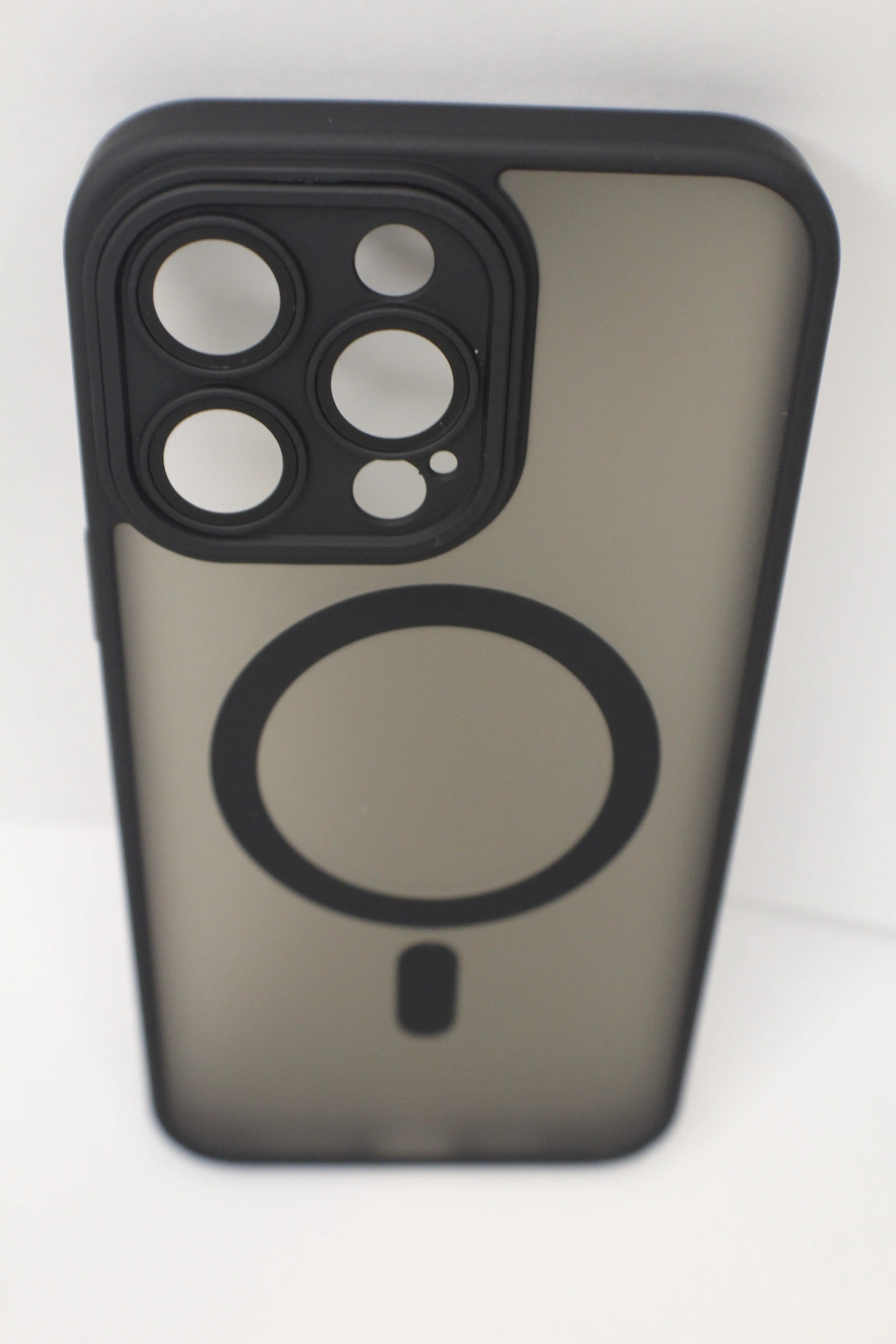 For Matte Wireless Charging Case For iPhone Shockproof Lens Protection Cover Matte Black Generic
