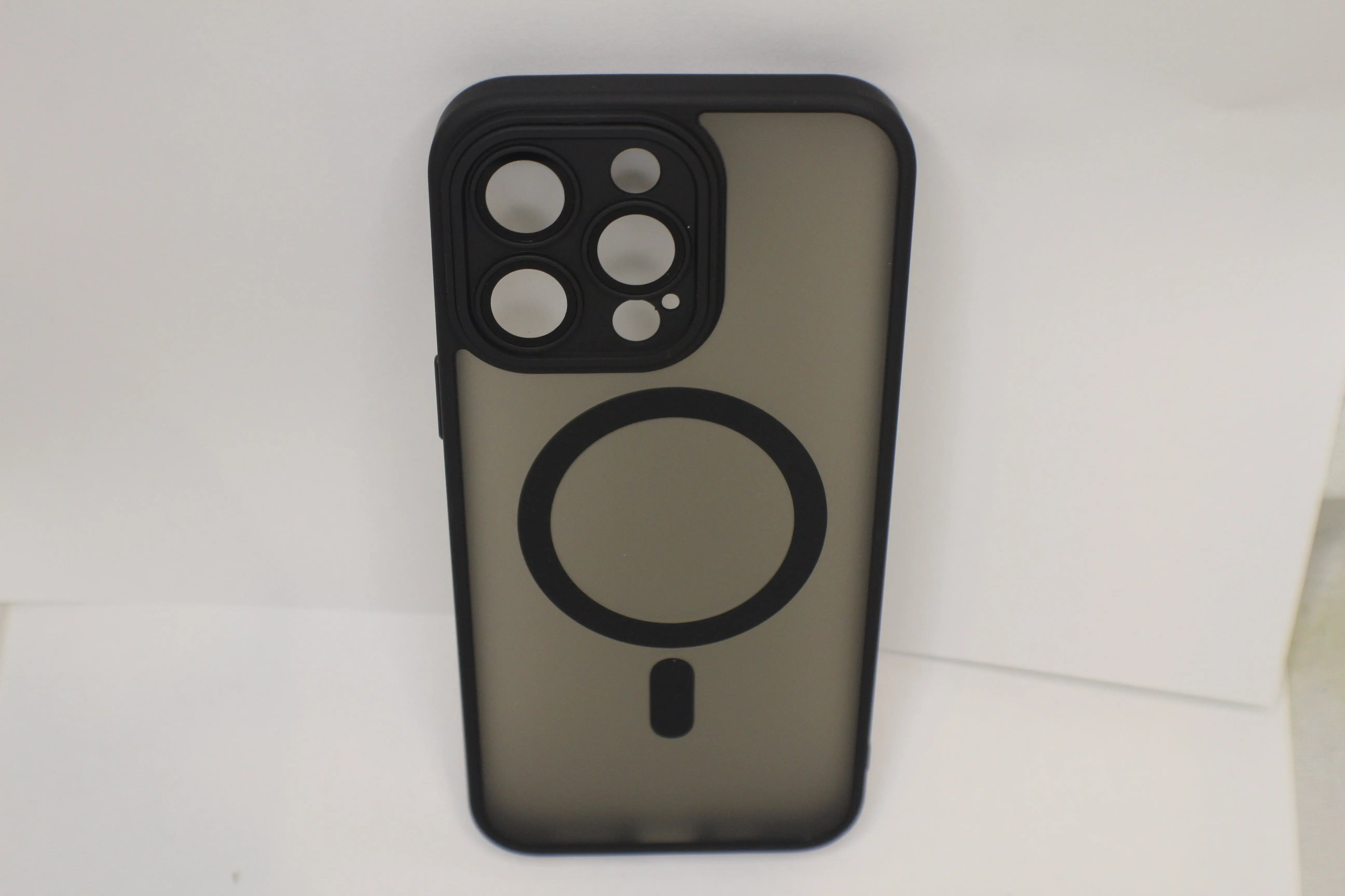For Matte Wireless Charging Case For iPhone Shockproof Lens Protection Cover Matte Black Generic