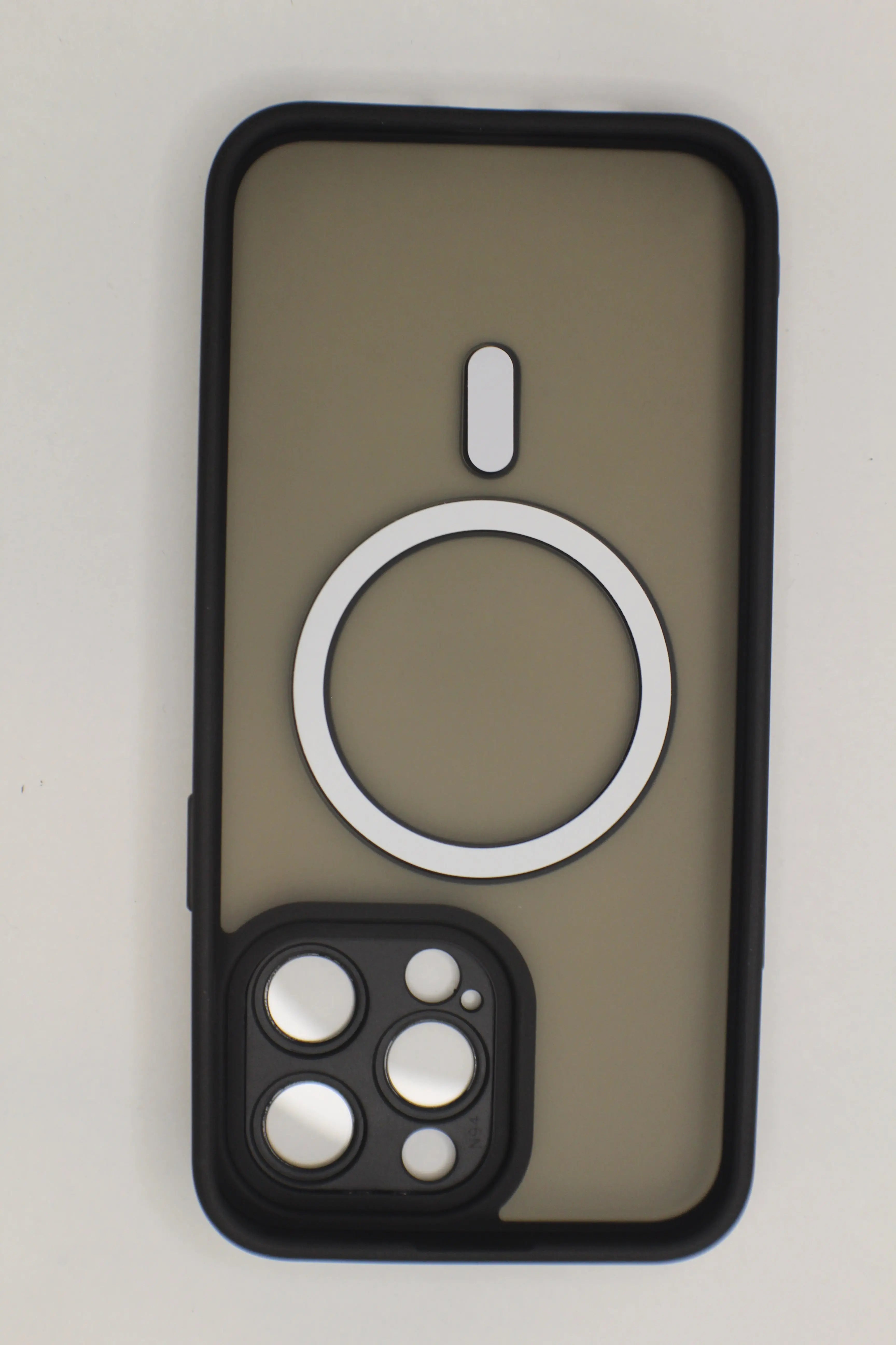 For Matte Wireless Charging Case For iPhone Shockproof Lens Protection Cover Matte Black Generic