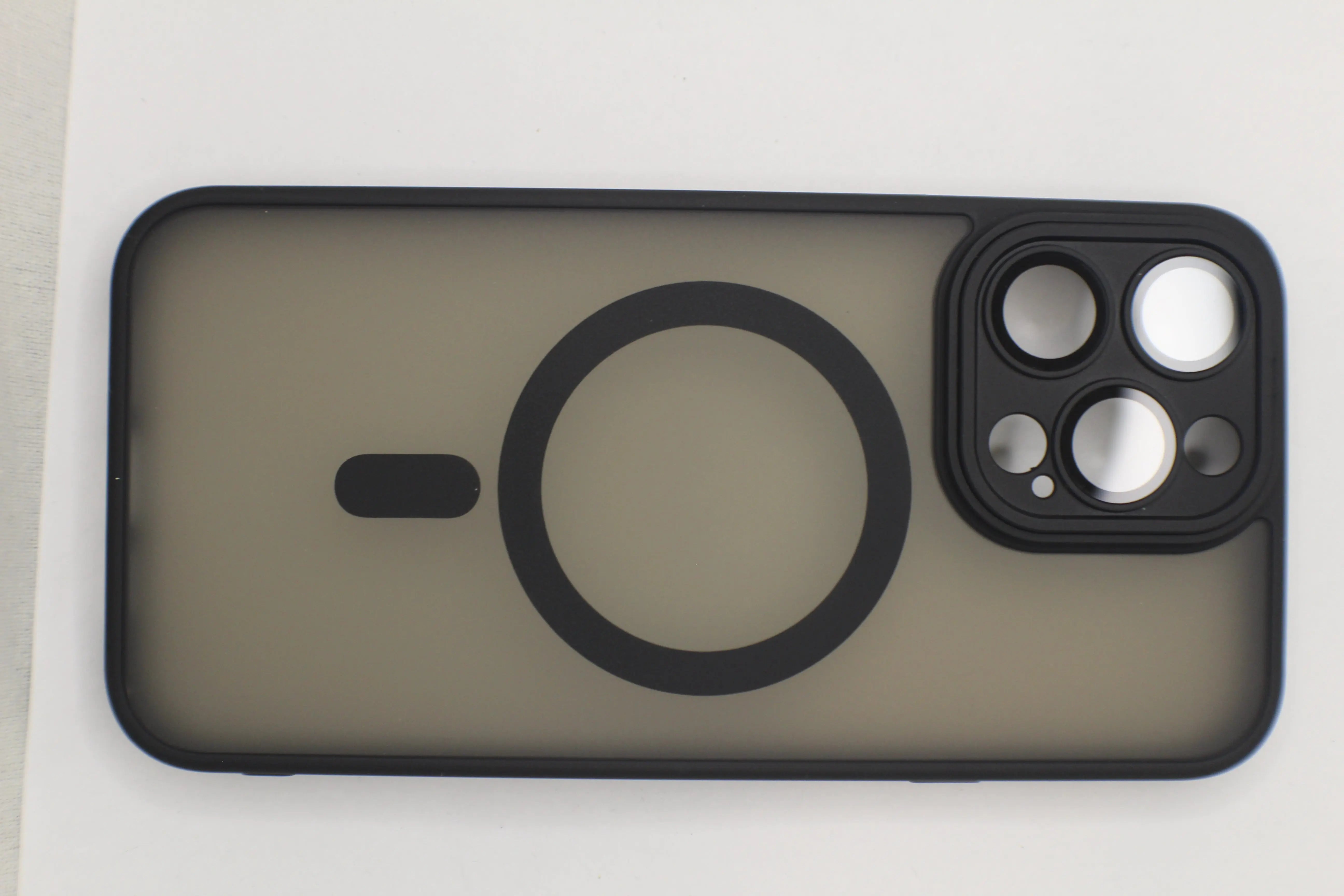 For Matte Wireless Charging Case For iPhone Shockproof Lens Protection Cover Matte Black Generic