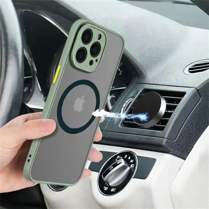For Phone 16 to 16 Pro Max luxury Magnetic Wireless Charging Case Generic