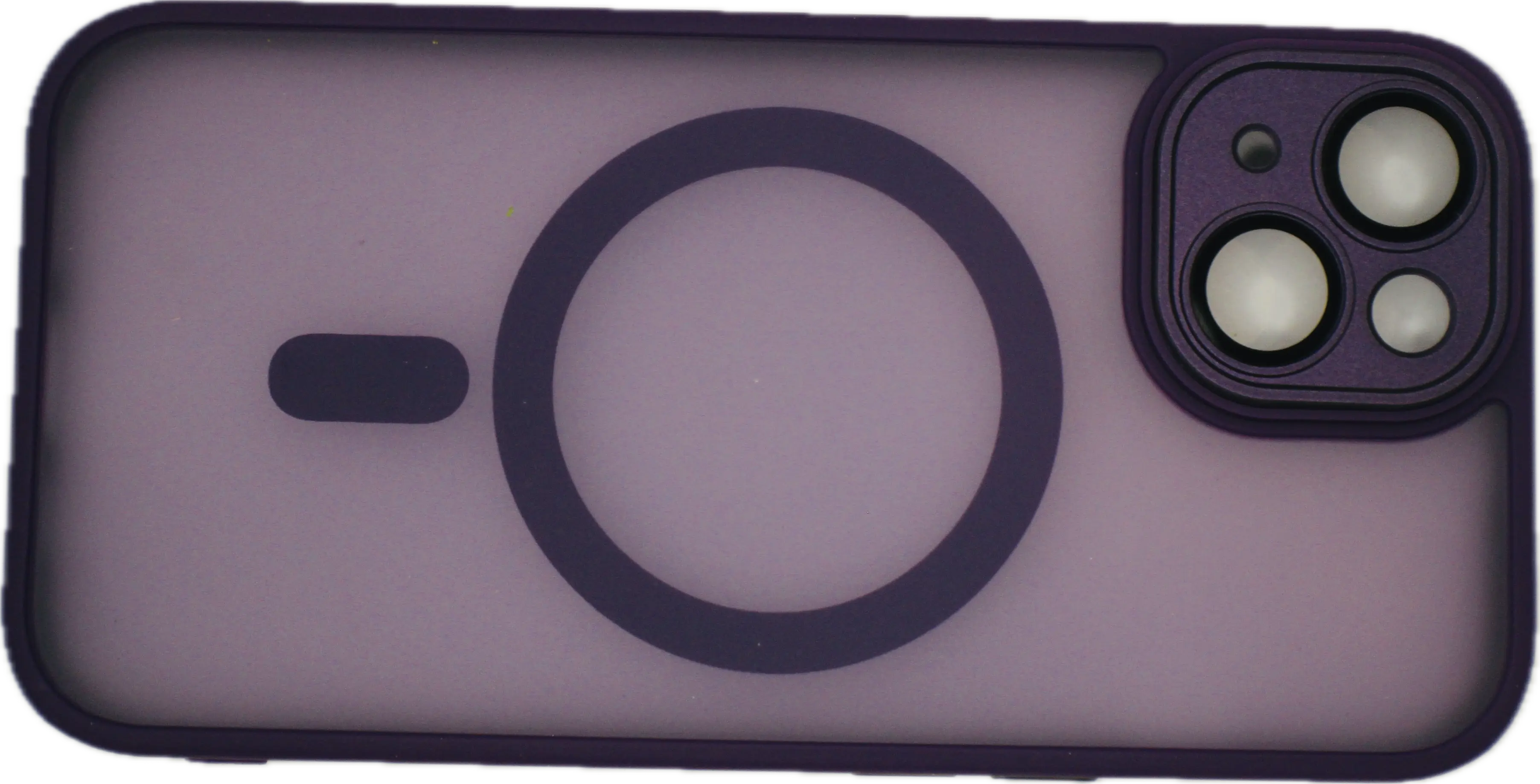 shockproof phone case For Phone Armor Magnetic Wireless Charging Case For iPhone Shockproof Lens Protection Cover Dark Purple Trust Media 365 iphone case