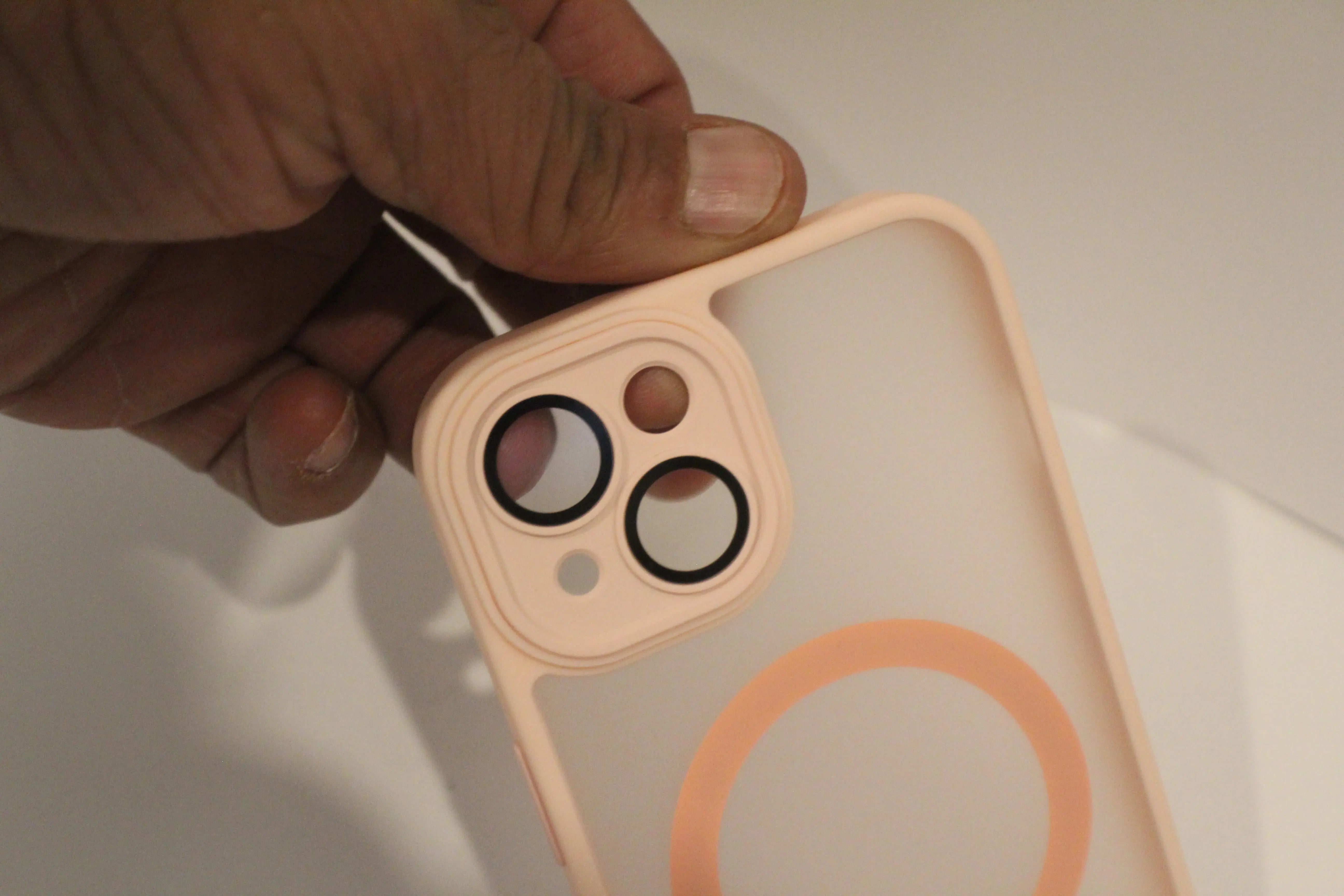 For Phone Matte Armor Magnetic For iPhone Matte Pink Trust Media 365 iphone case