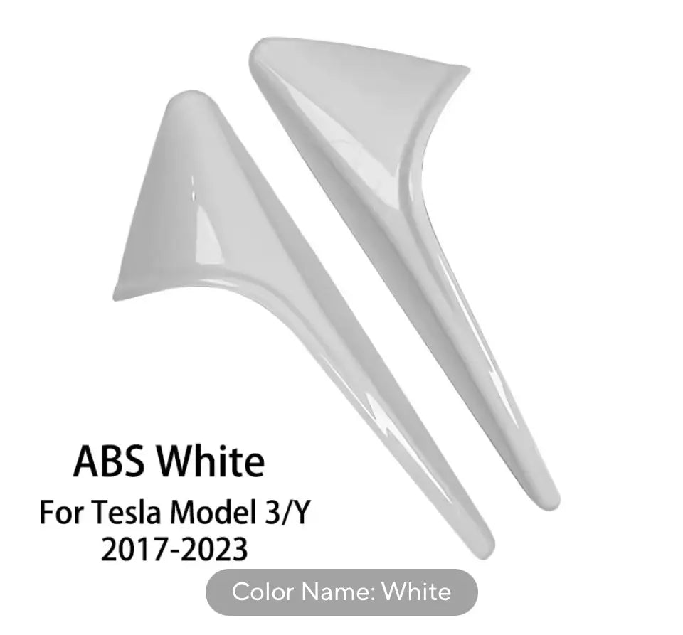 For Tesla Model 3/Y Side Camera Protection Cover Carbon Fiber Fender Trim Cover Car Modification Accessories Tesla 2017-2024 Generic