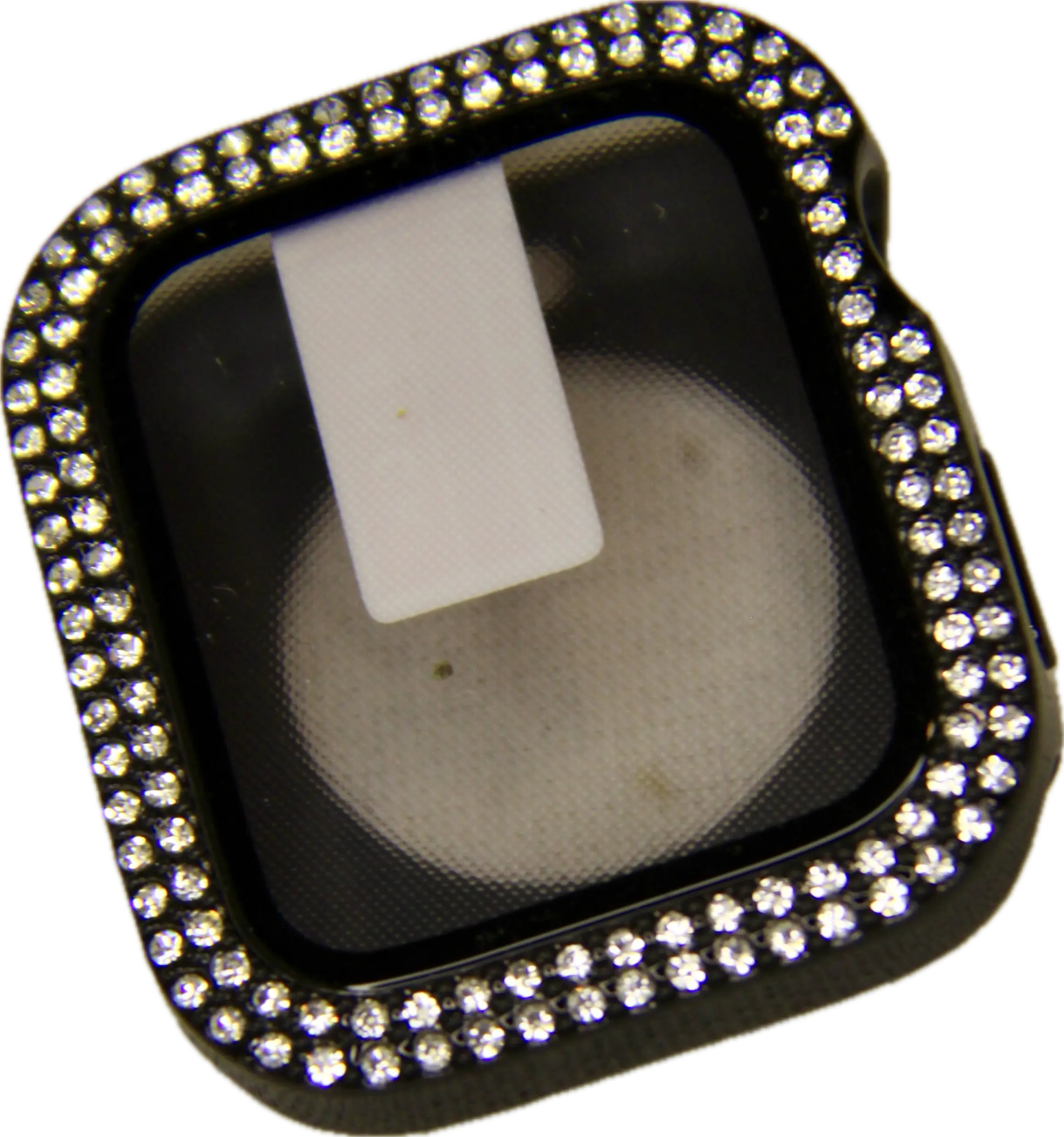 For Watch Cover with Bling Glass with Cover for Apple Watch Case Generic