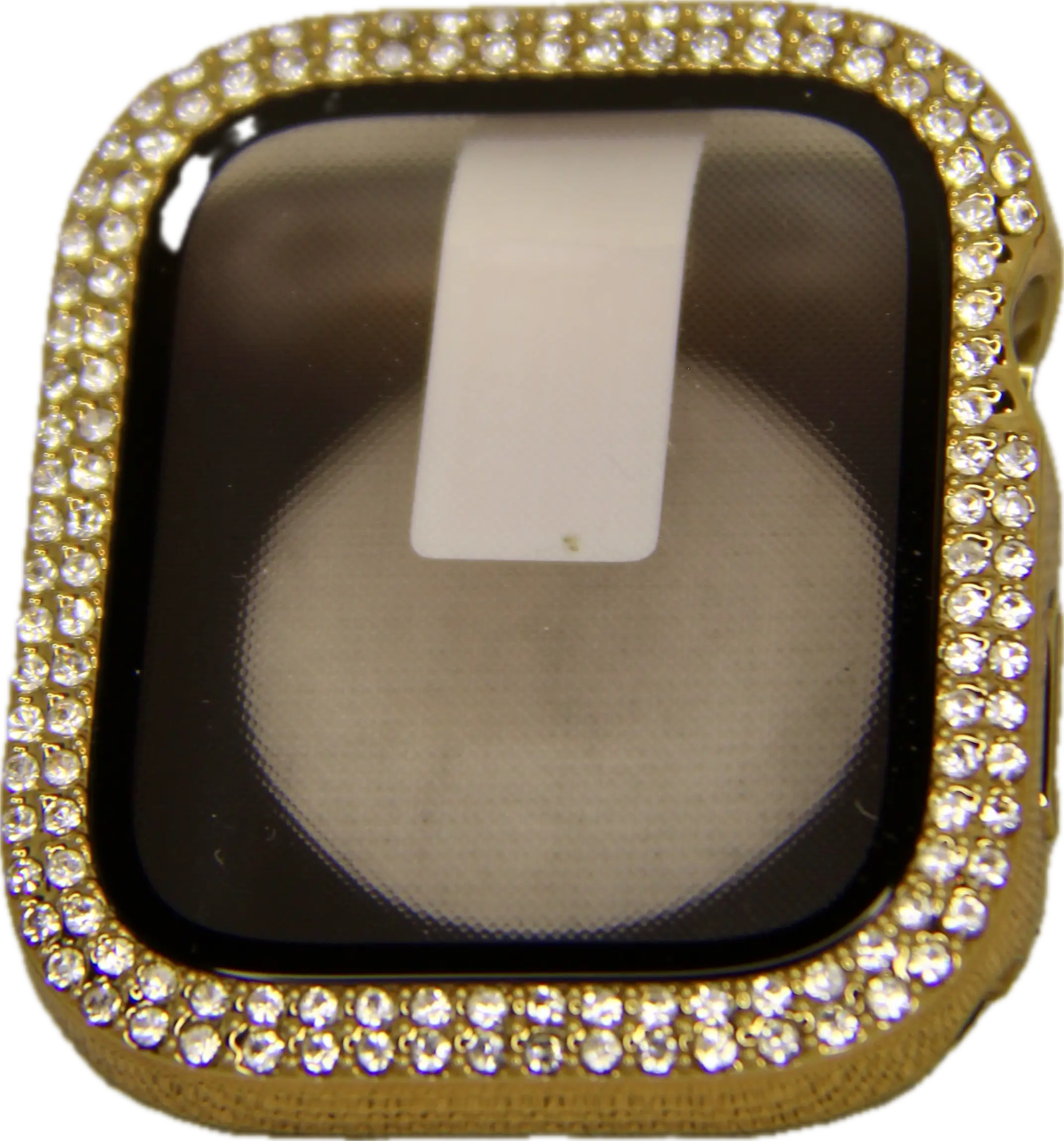 For Watch Cover with Bling Glass with Cover for Apple Watch Case Generic