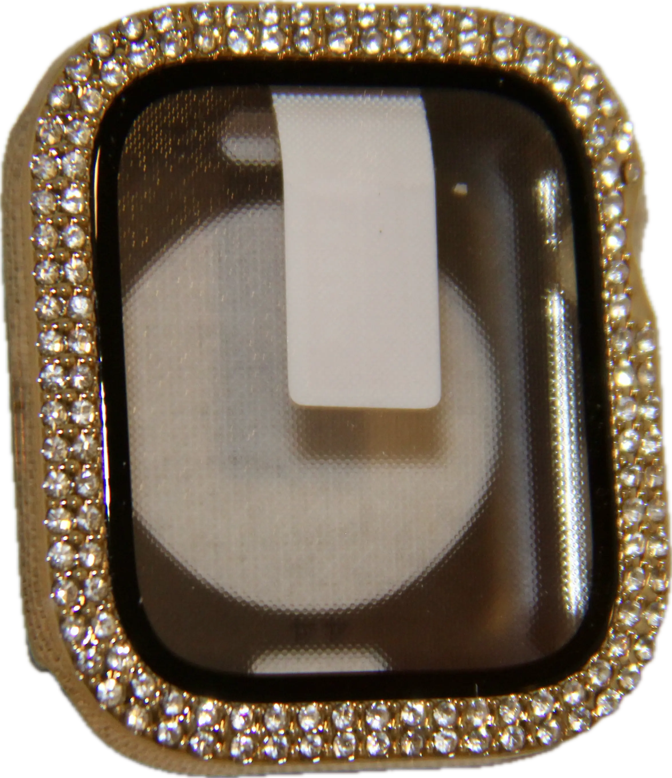 For Watch Cover with Bling Glass with Cover for Apple Watch Case Generic