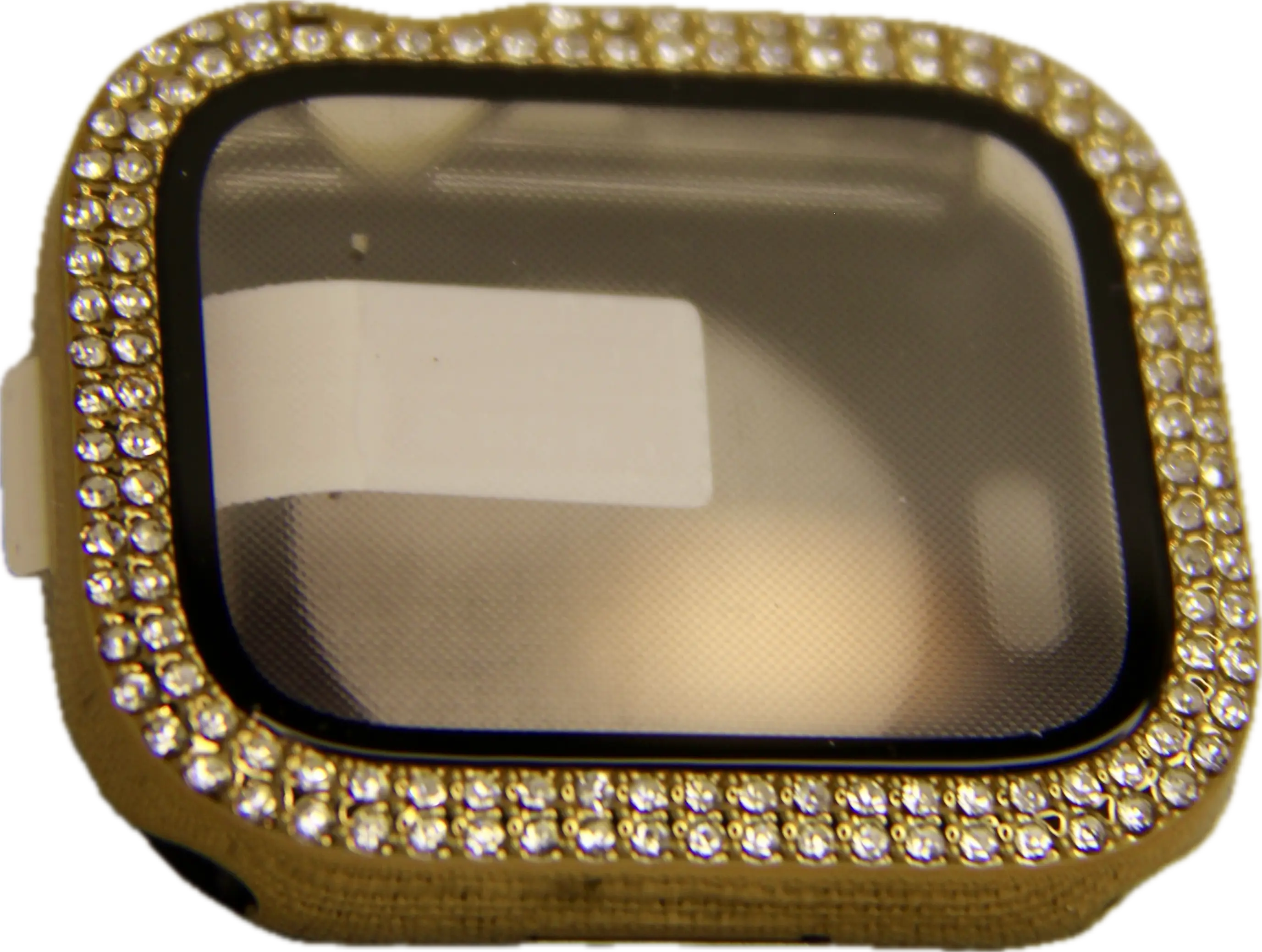 For Watch Cover with Bling Glass with Cover for Apple Watch Case Generic