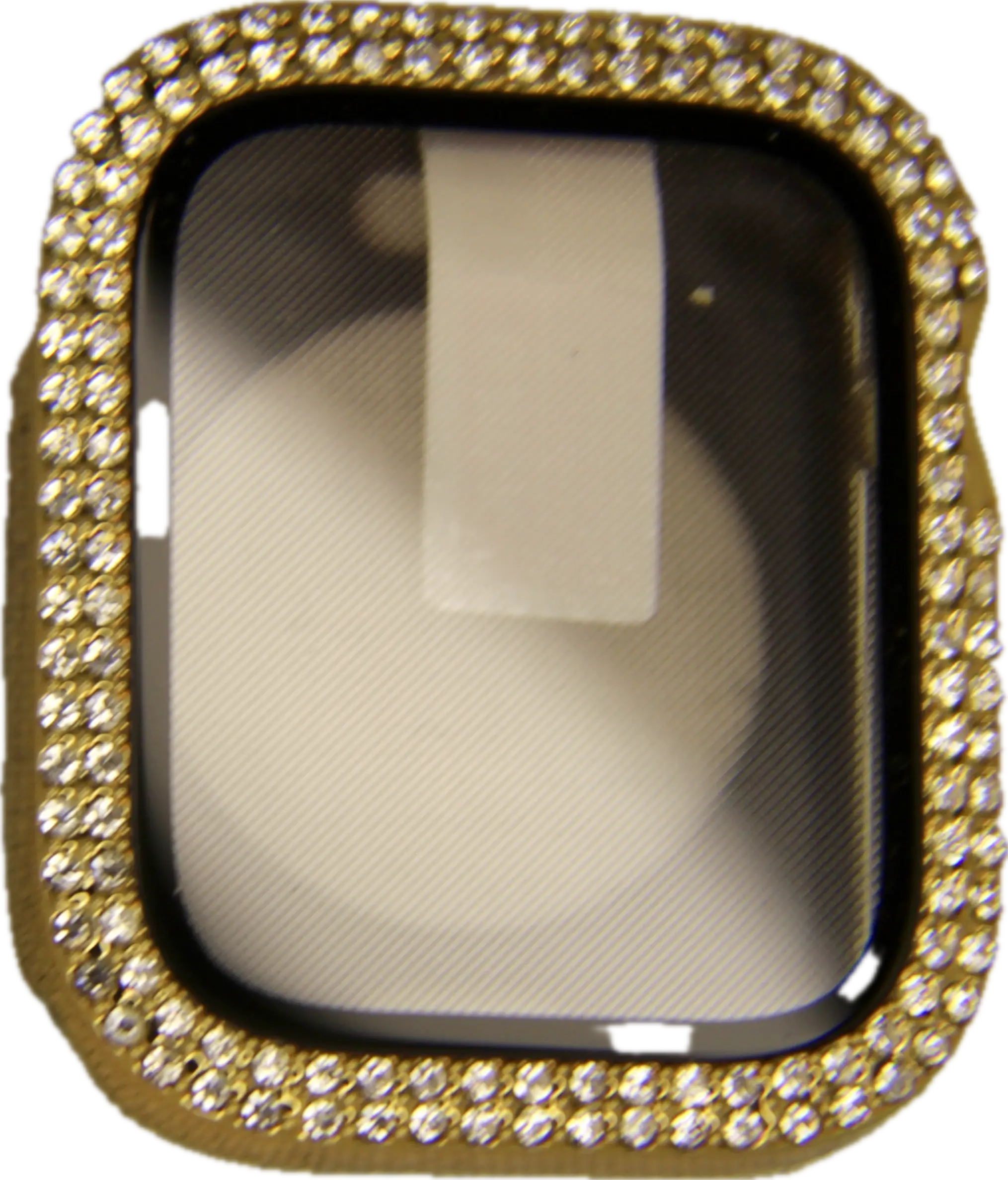 For Watch Cover with Bling Glass with Cover for Apple Watch Case Generic