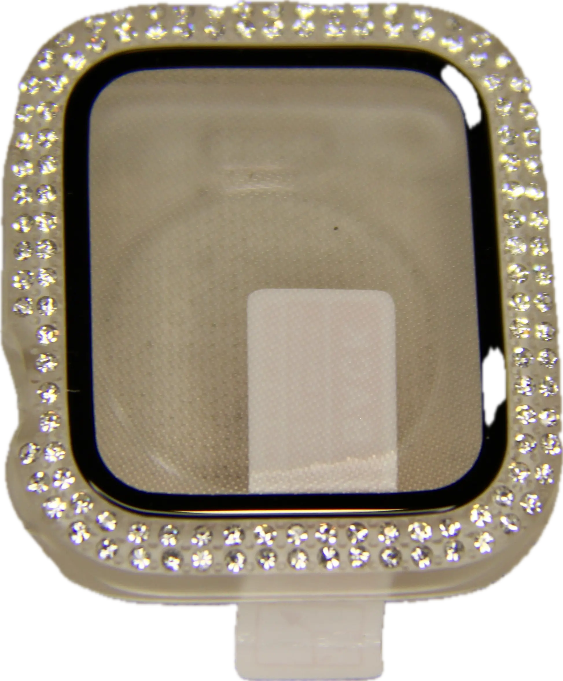 For Watch Cover with Bling Glass with Cover for Apple Watch Case Generic