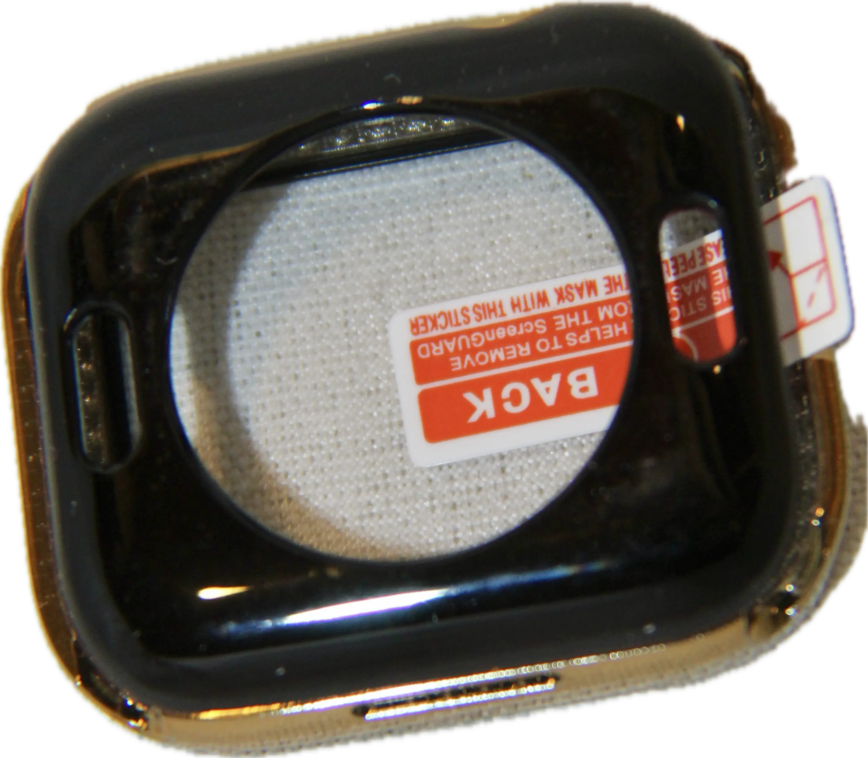 For Watch Cover with Bling Glass with Cover for Apple Watch Case Generic