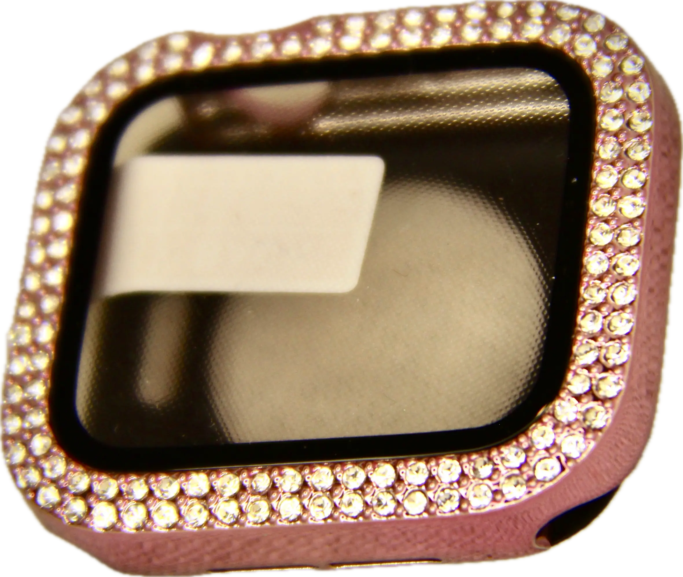 For Watch Cover with Bling Glass with Cover for Apple Watch Case Generic