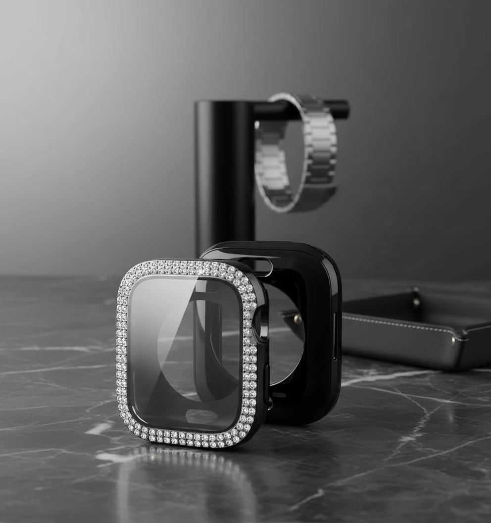 For Watch Cover with Bling kiGlass with Cover for Apple Watch Case Trust Media 365 iwatch screen protector TRUST 365 Media