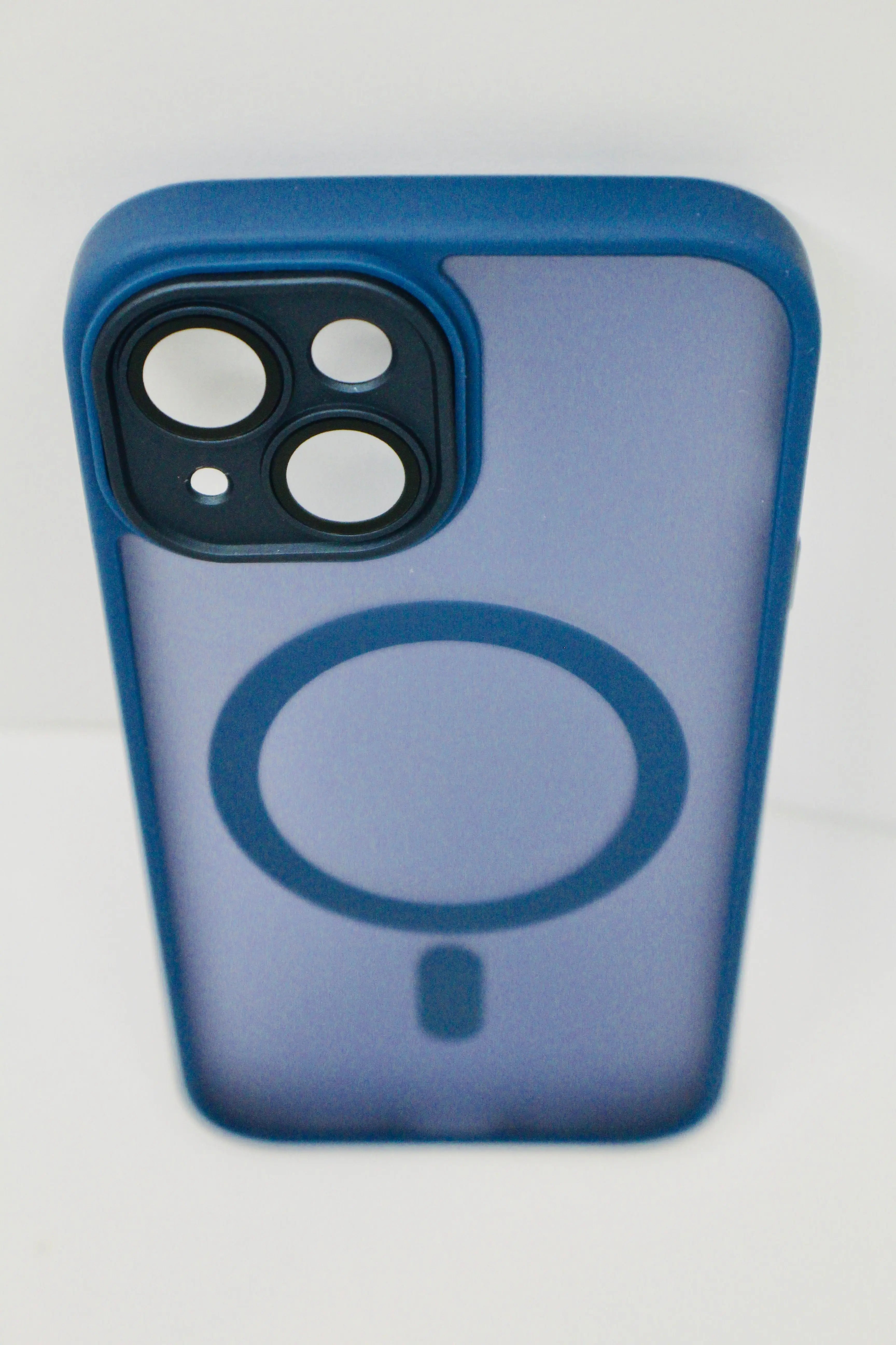 For Wireless Charging Case For iPhone Shockproof Lens Protection Cover Navy Blue Generic