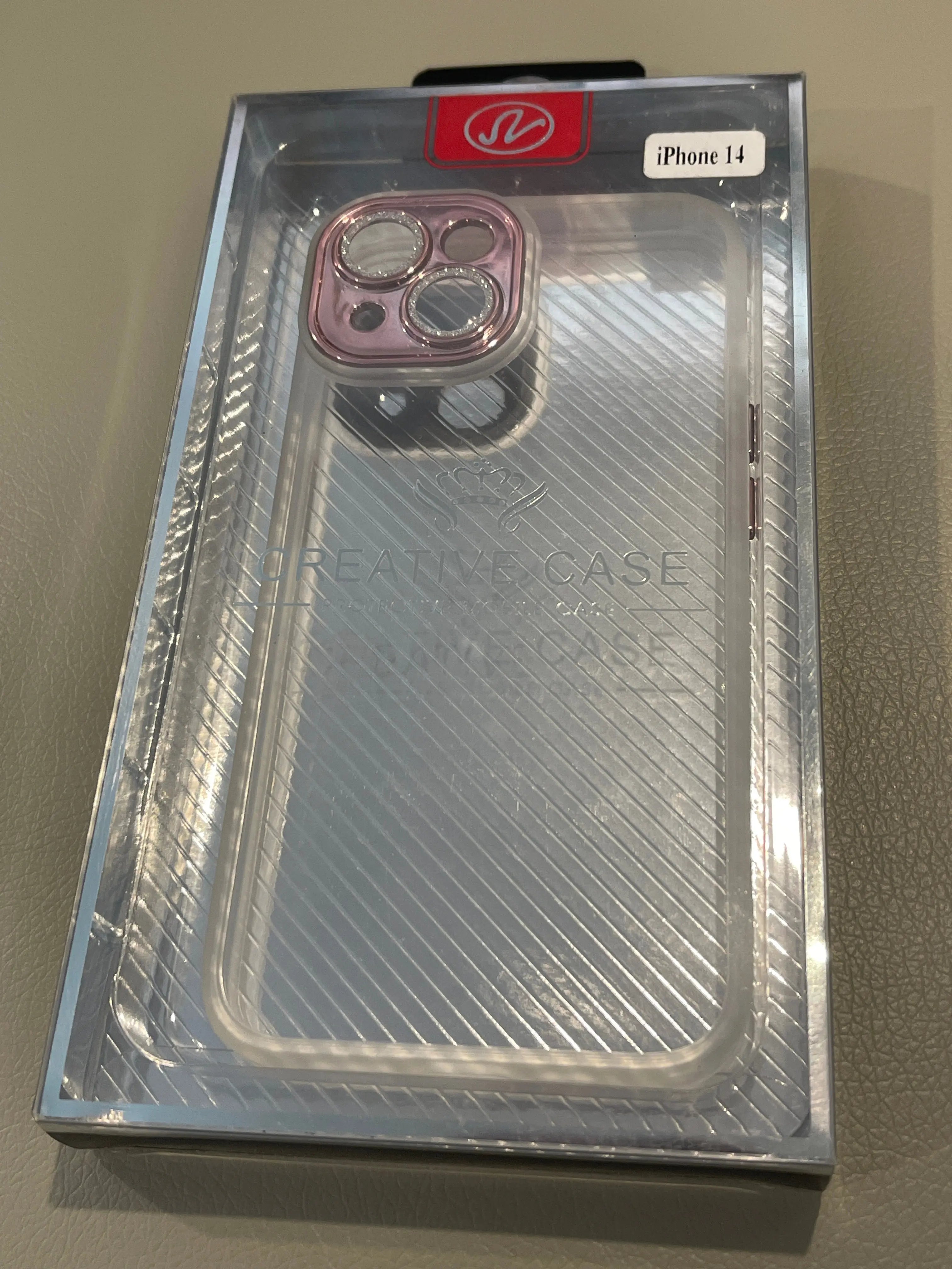 For iPhone 14 6.1" Chrome Bumper Cases Generic