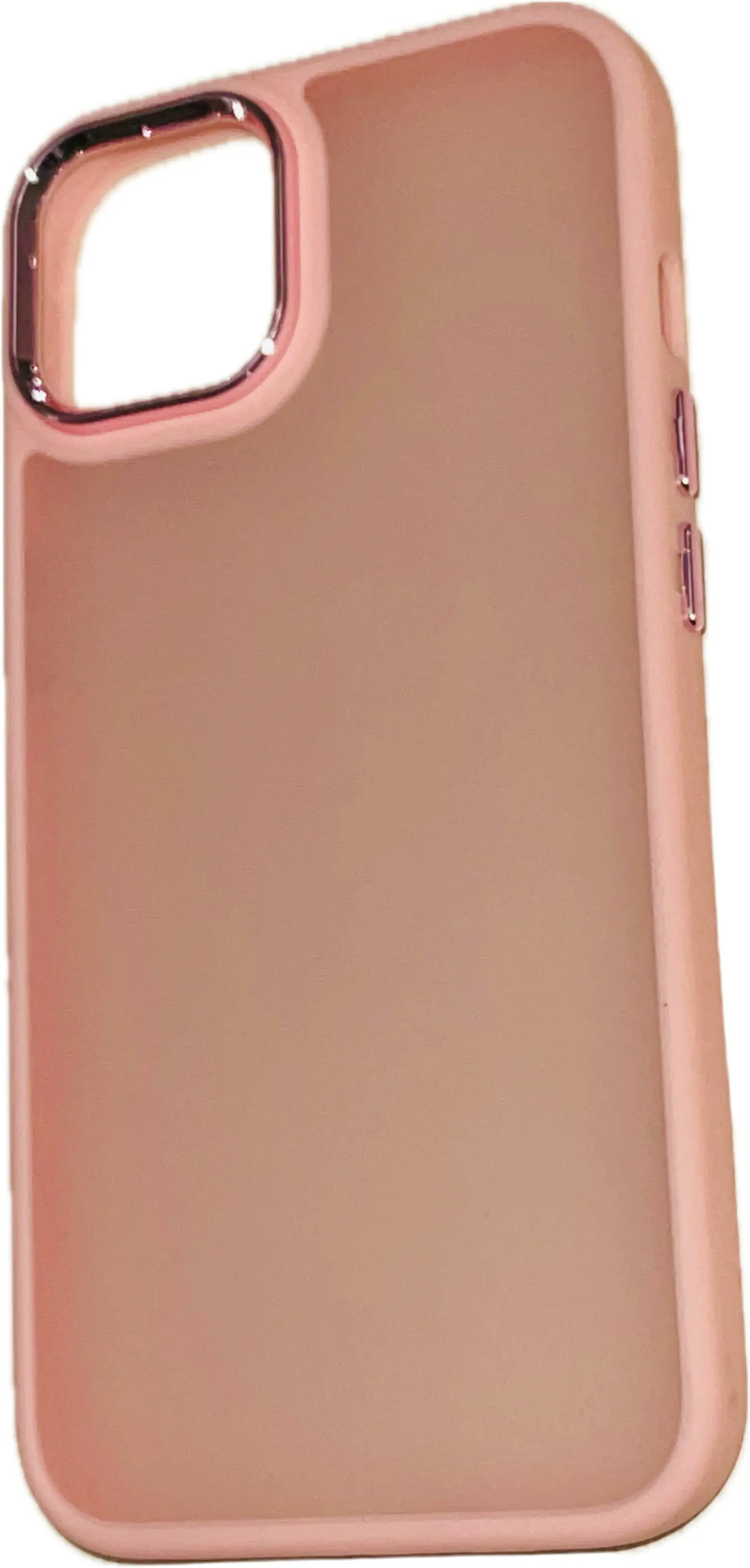 For iPhone 14 6.1" Matt Bumper Cases - Pink Generic